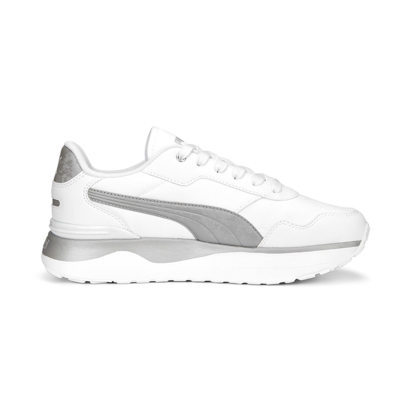 Puma women's sneakers R78 Voyage Space Metallics 391130 02 white-silver