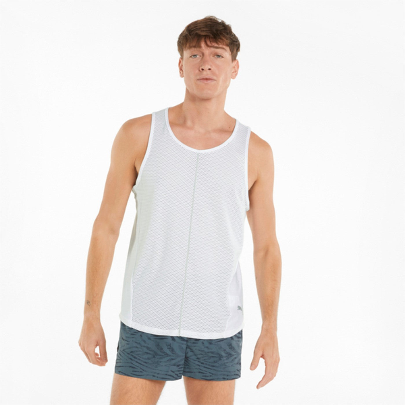 Puma Men's Run Cloudspun Tank Top 521398 02 White