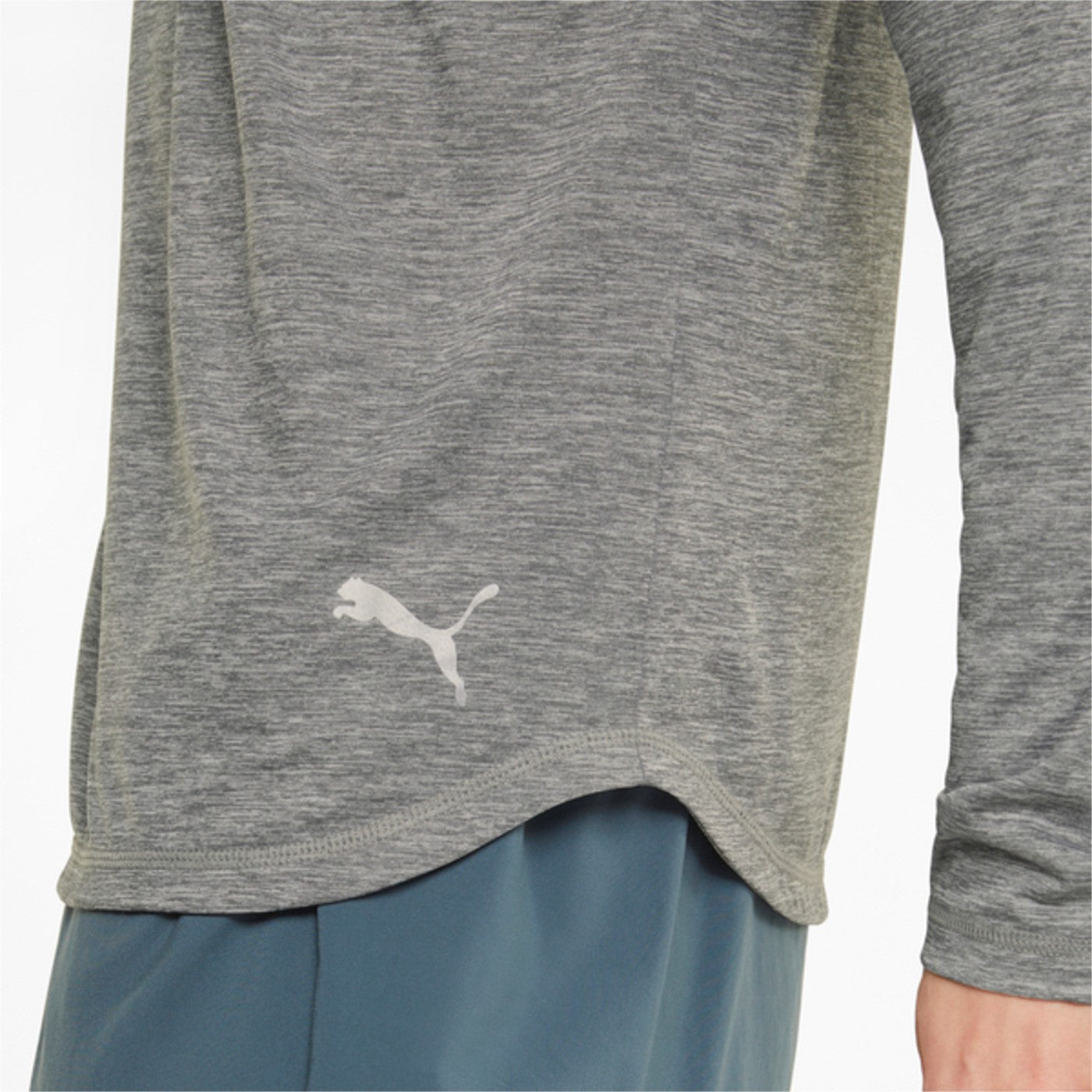 Puma T-shirt Run long sleeve 521403 03 medium gray heather