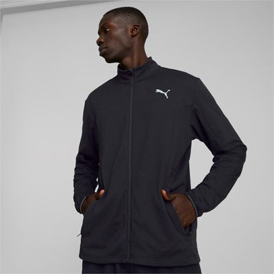 Puma Men's Running Jacket Rin Cloudspun Full Zip 522399 01 black