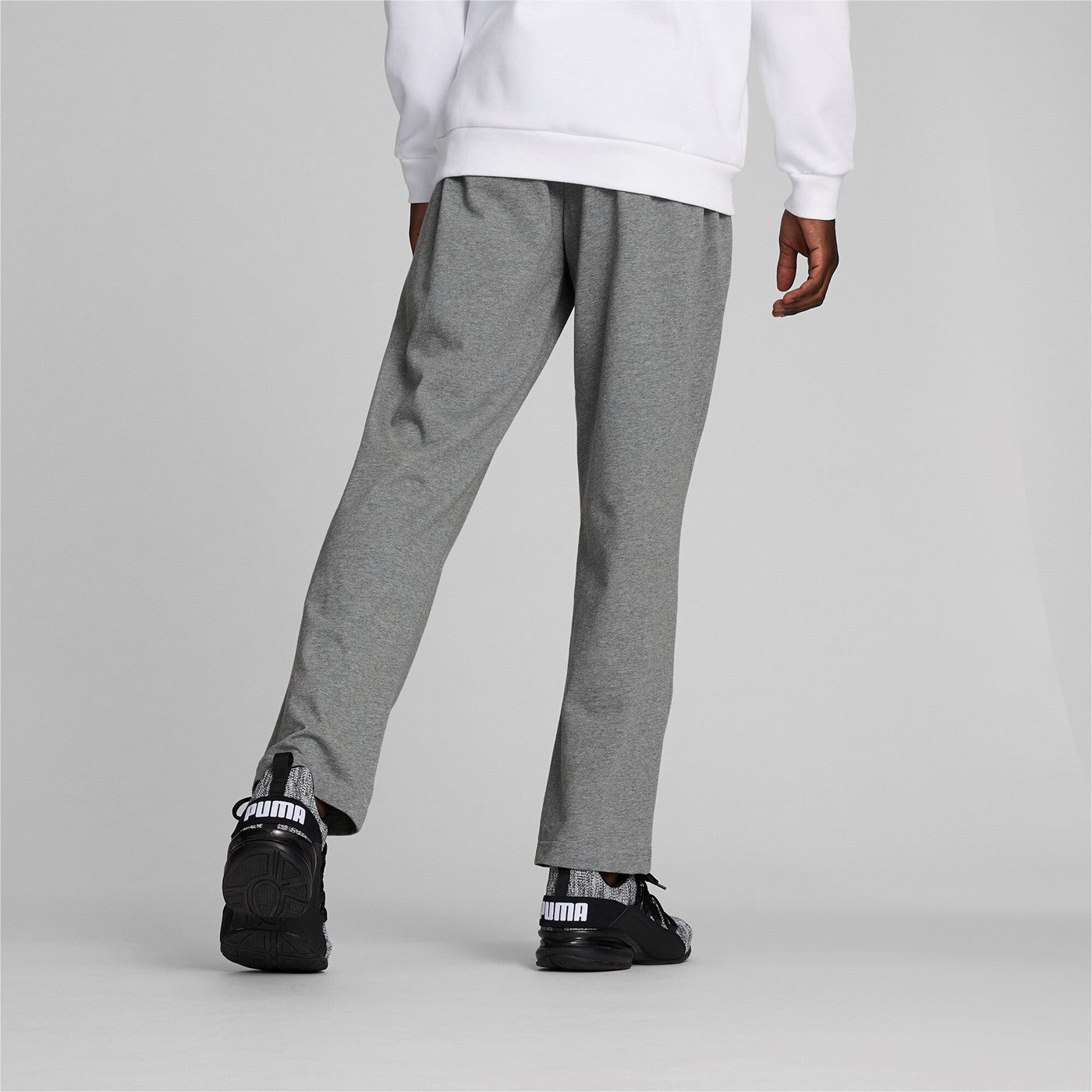 Puma Men's Cotton Jersey ESS Jersey Pants op 586747 03 medium grey heather