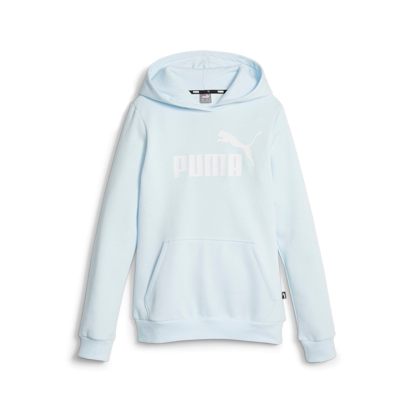 Puma girls' hoodie with large logo print Ess 587031-69 light blue