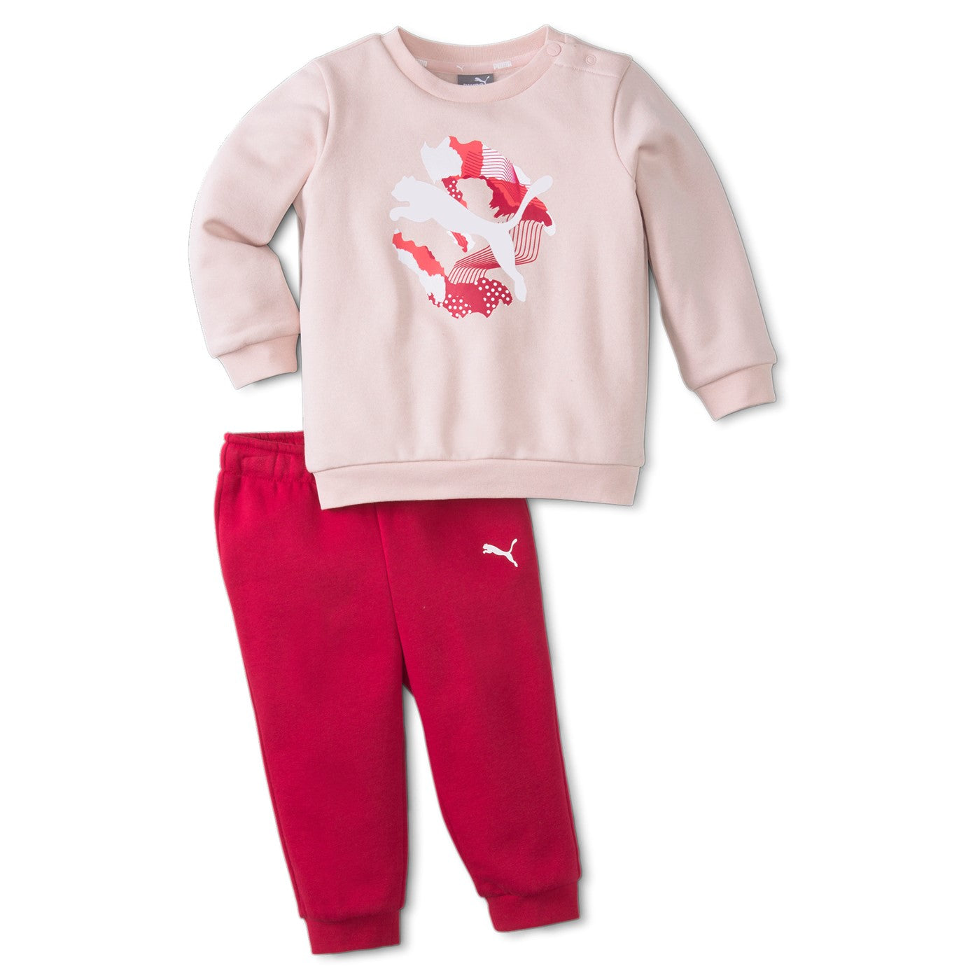 Puma infant tracksuit Minicats ALPHA Crew Jogger FL 589370 36 lotus