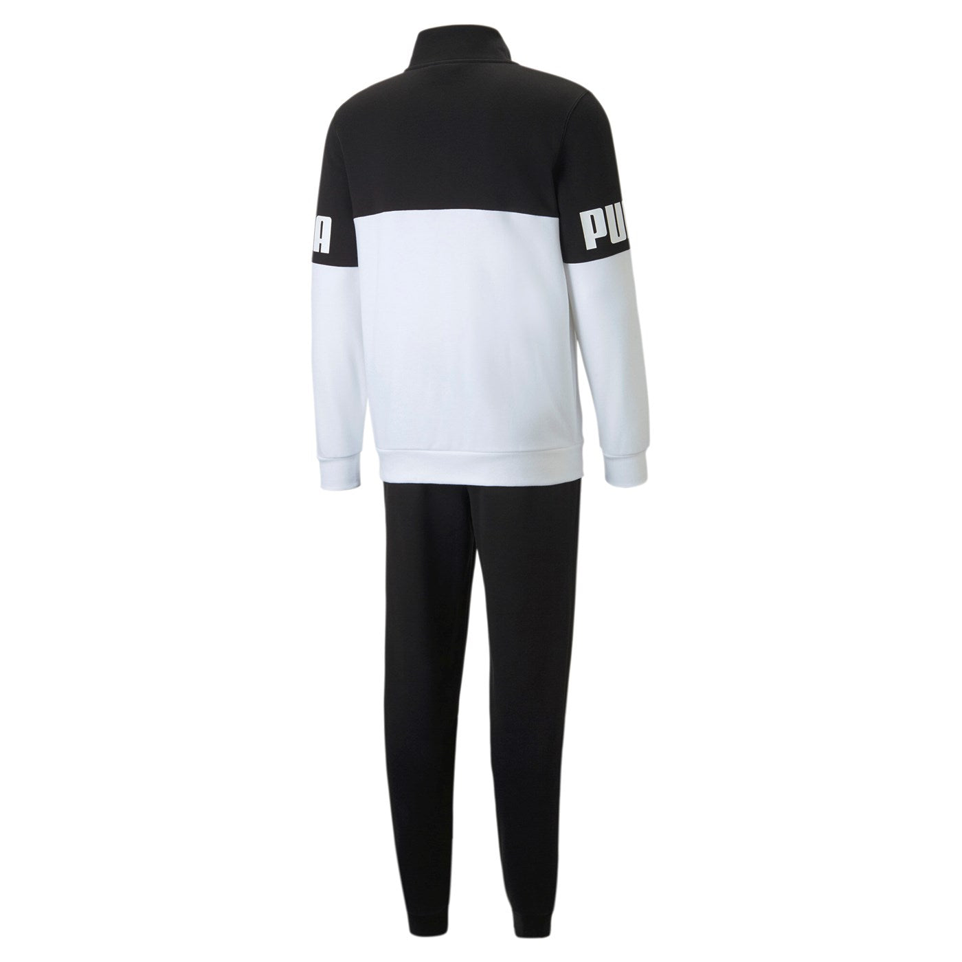 Puma Men's Power Colorblock Tracksuit 670038-01 Black-White