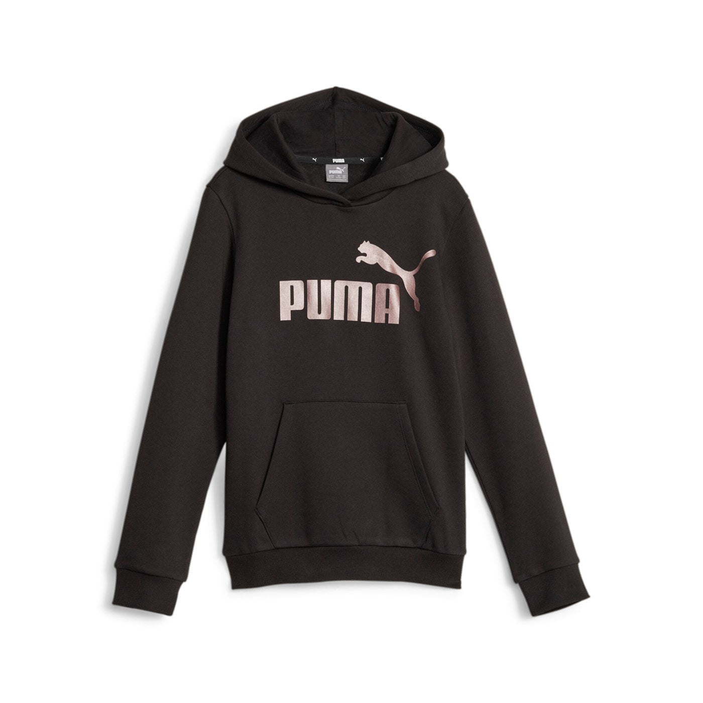 Puma Girls' Hoodie with Large Logo 670310-56 Black-Bronze