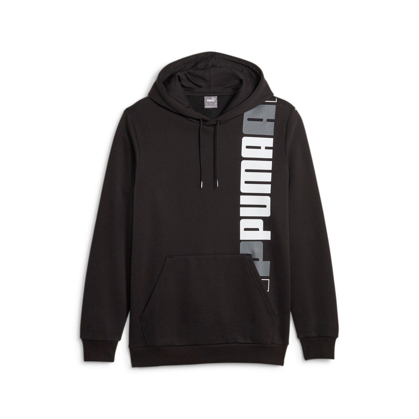 Puma Men's Hoodie with Large Logo Print 675919-01 Black
