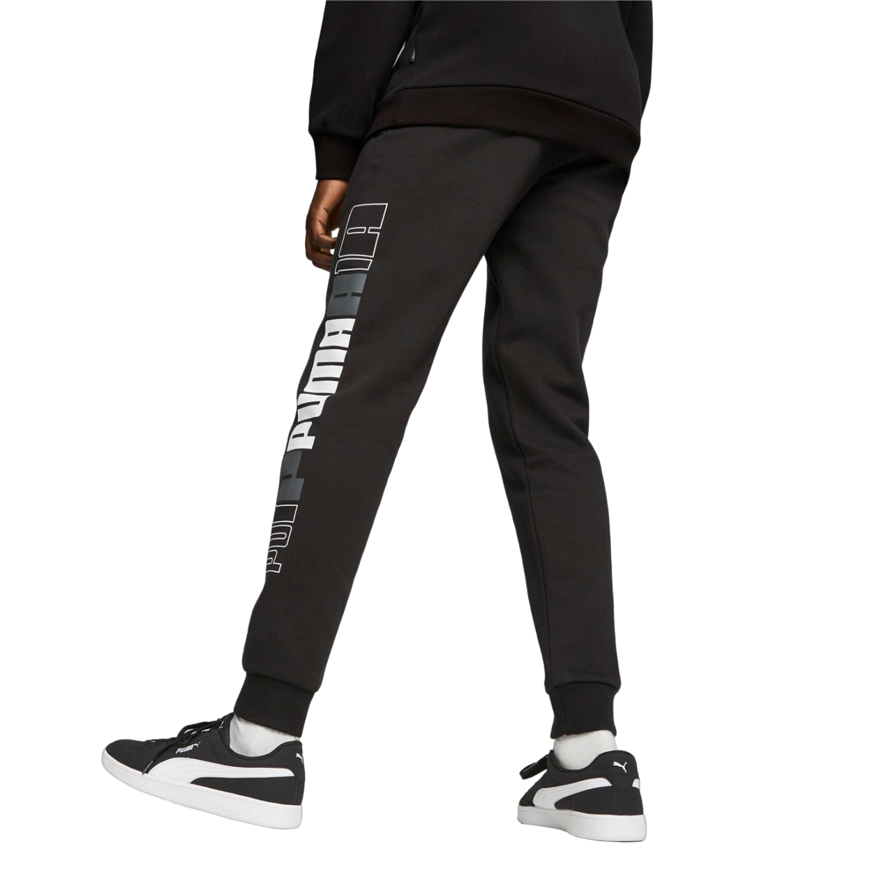 Puma Men's Fleece Cotton Sport Pants Logo Lab 675920-01 Black