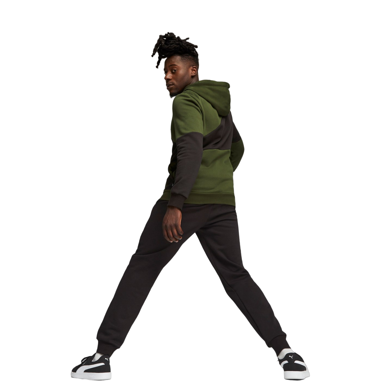 Puma Men's Power Cat Hooded Tracksuit 675972-31 Myrtle