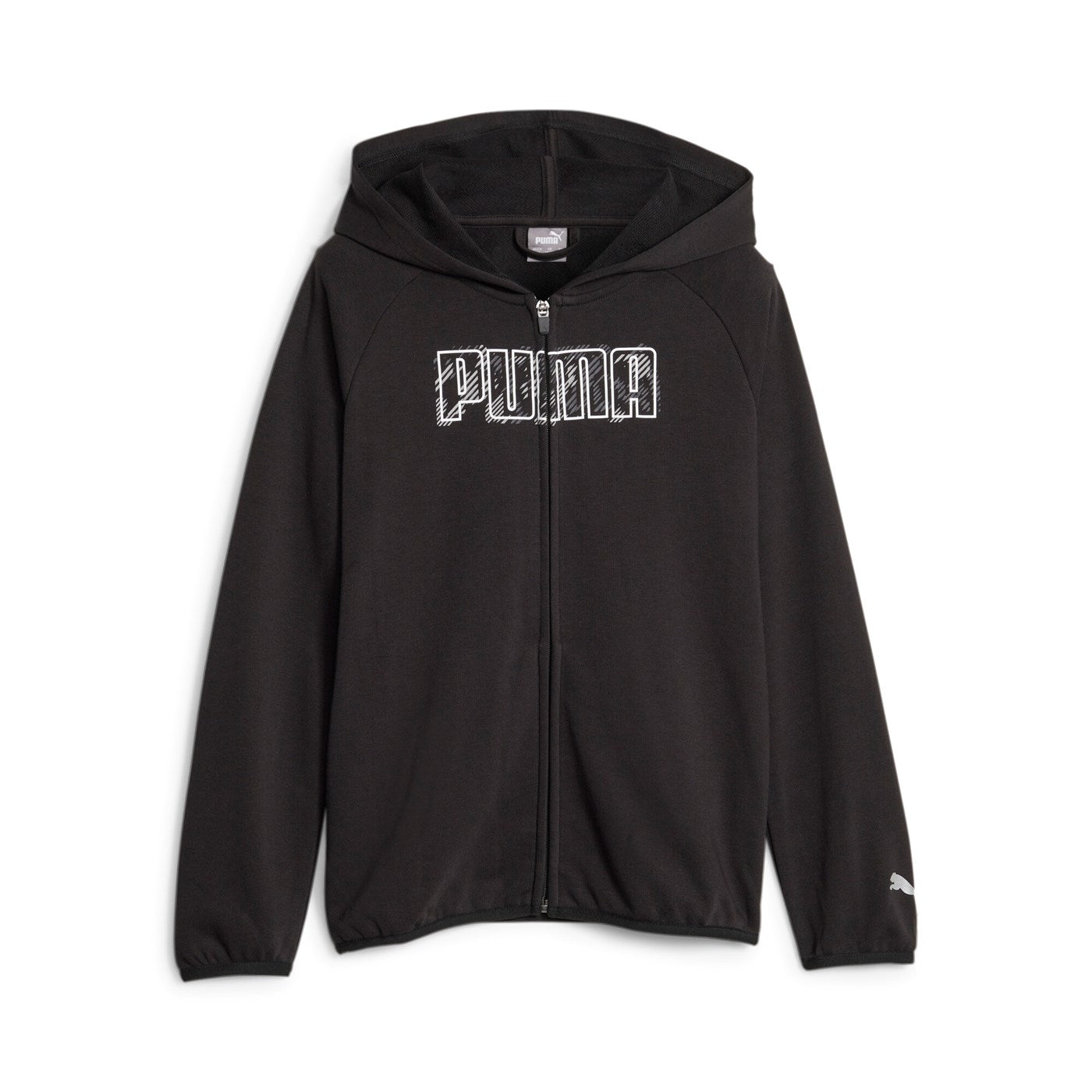 Puma Boys' Active Sports Full-Zip Hoodie 676291-01 Black
