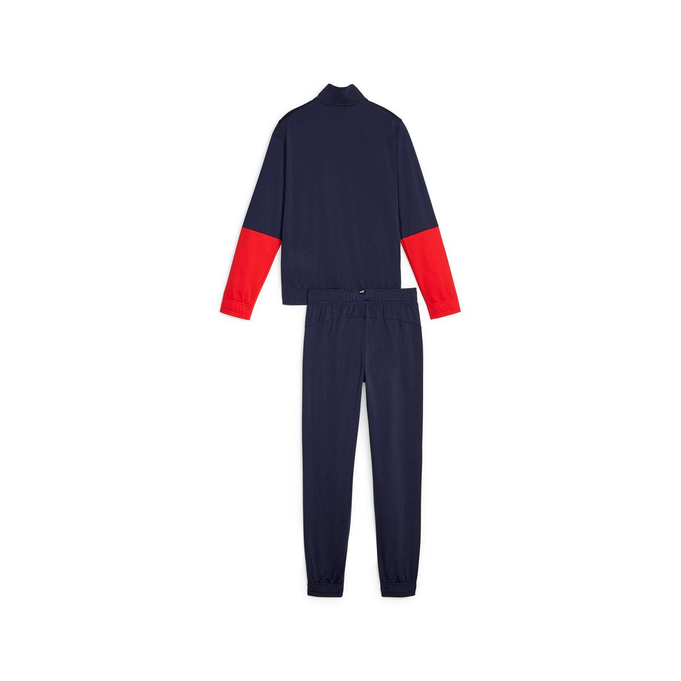 Puma Boy's Polyester Colorblock Tracksuit 676373-06 Blue-Red