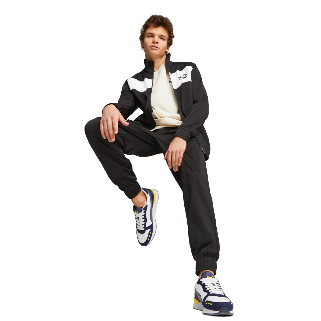 Puma Men's Classic Polyester Tracksuit 677427-01 Black