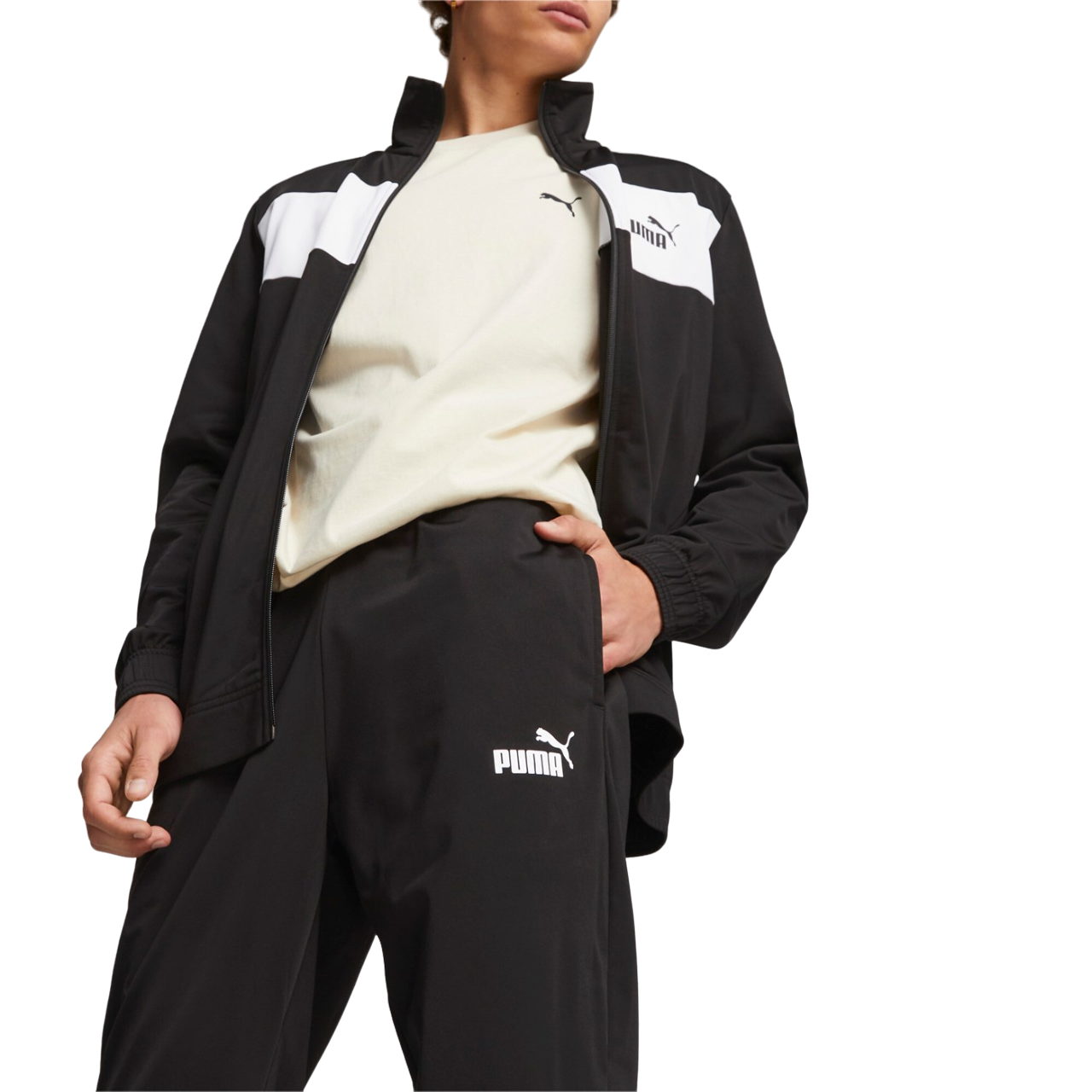 Puma Men's Classic Polyester Tracksuit 677427-01 Black