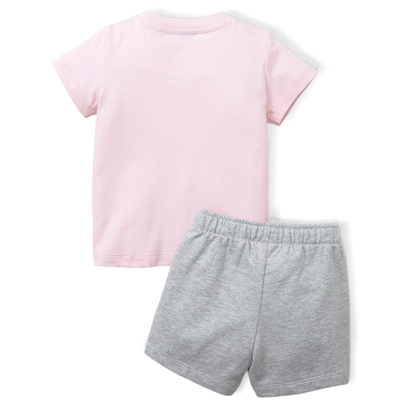 Puma infant outfit Minicats Tee &amp; Shorts Set 845839-16 chalk pink