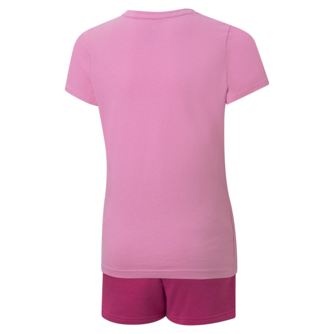Puma Girls' Cotton T-Shirt and Shorts Set 846936 15 Opera Mauve
