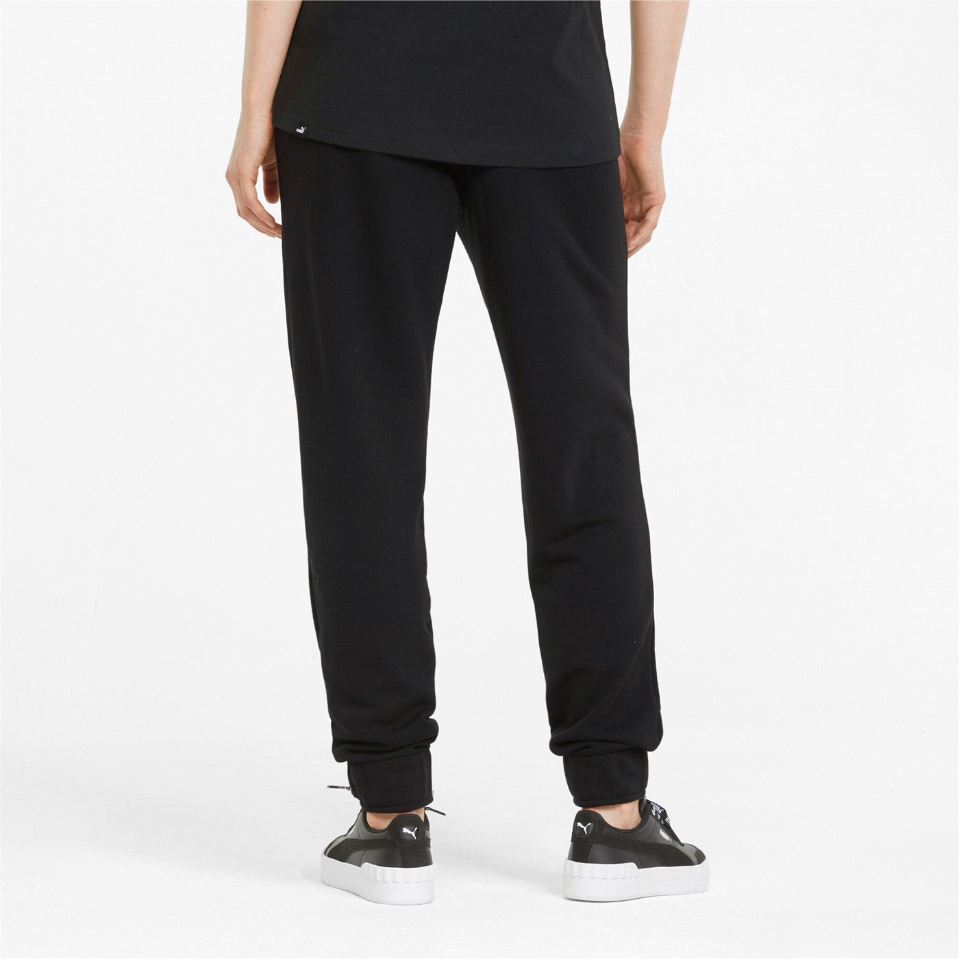 Puma women's sports pants with cuff ESS+ Embroidery High-Waist Pants TR cl 847093-01 black