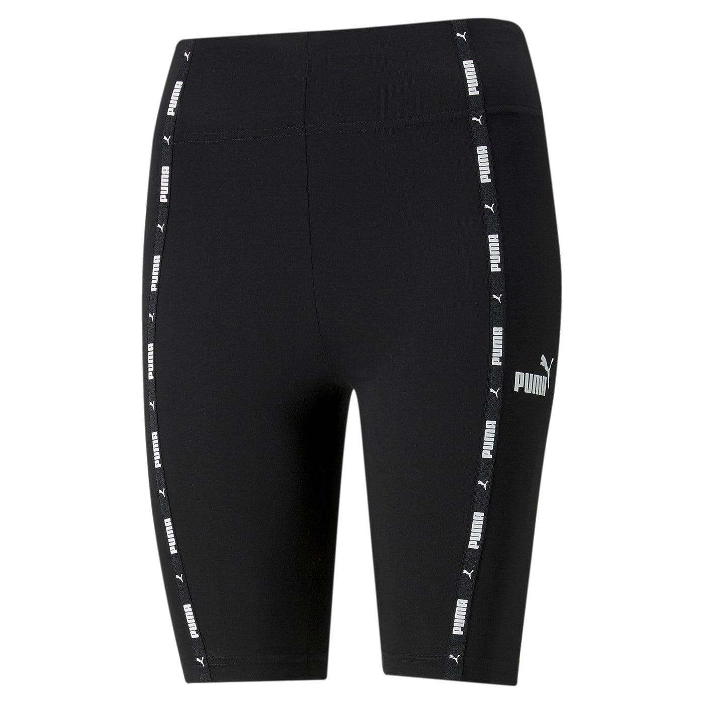 Puma Women's Power 9" High-Waist Tape Stretchy Sports Shorts 847121 01 Black