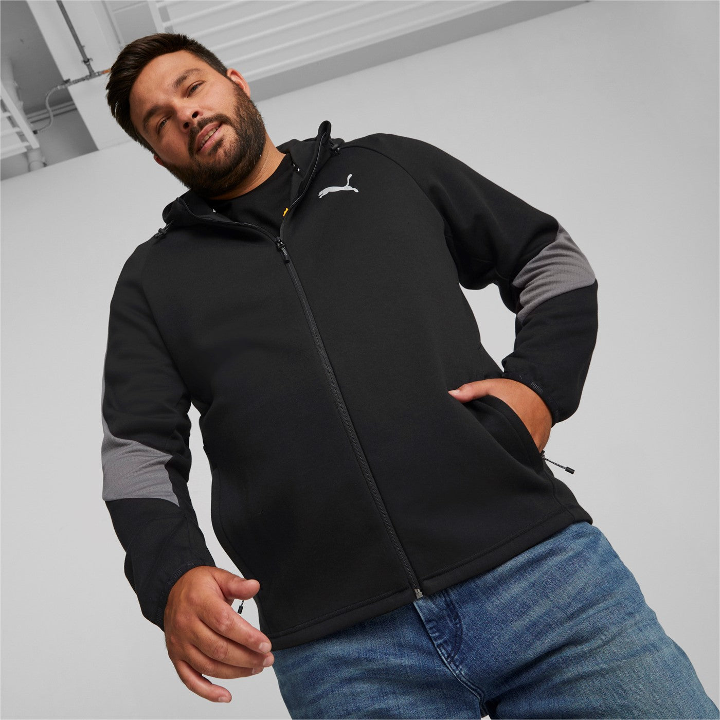 Puma Hoodie Evostripe Full-Zip Hoodie 849915 01 black