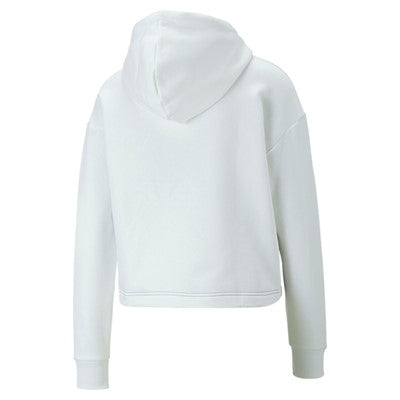 Puma Women's Power Tape Bicolor Hoodie 849946 02 White Black
