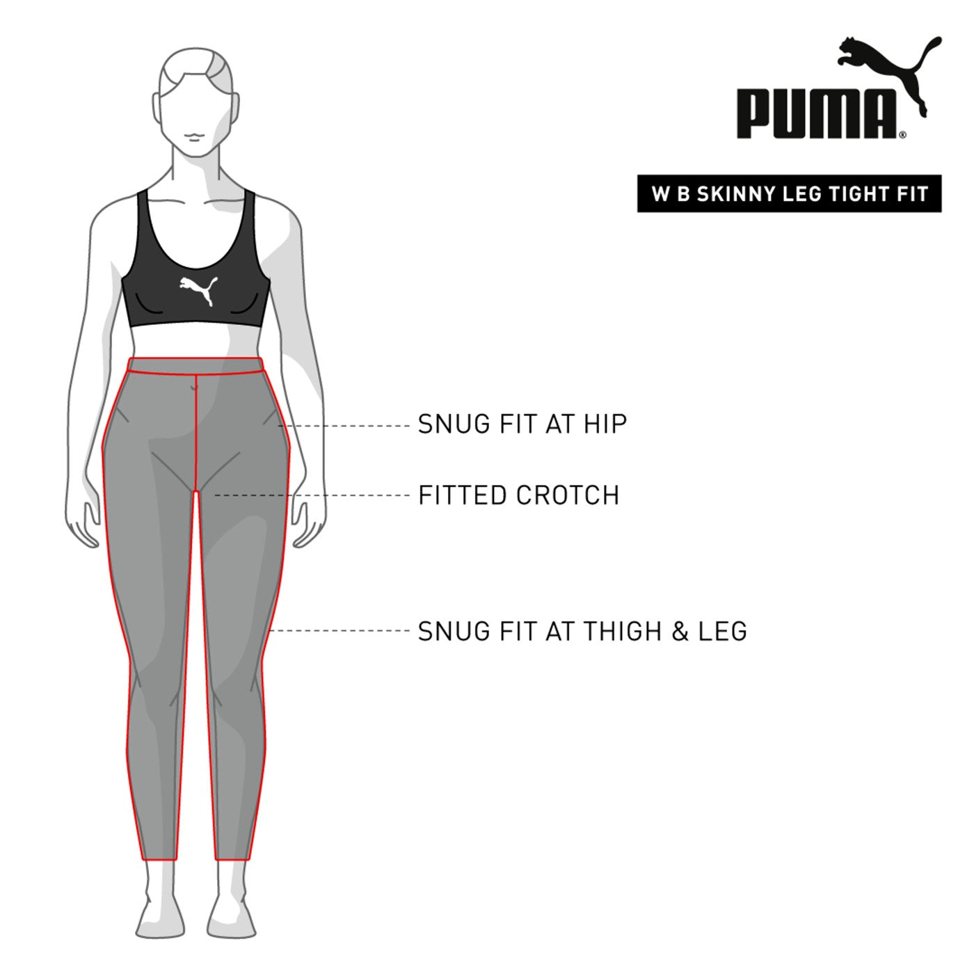 Puma Women's ESS 3/4 Logo Leggings 586828 01 black