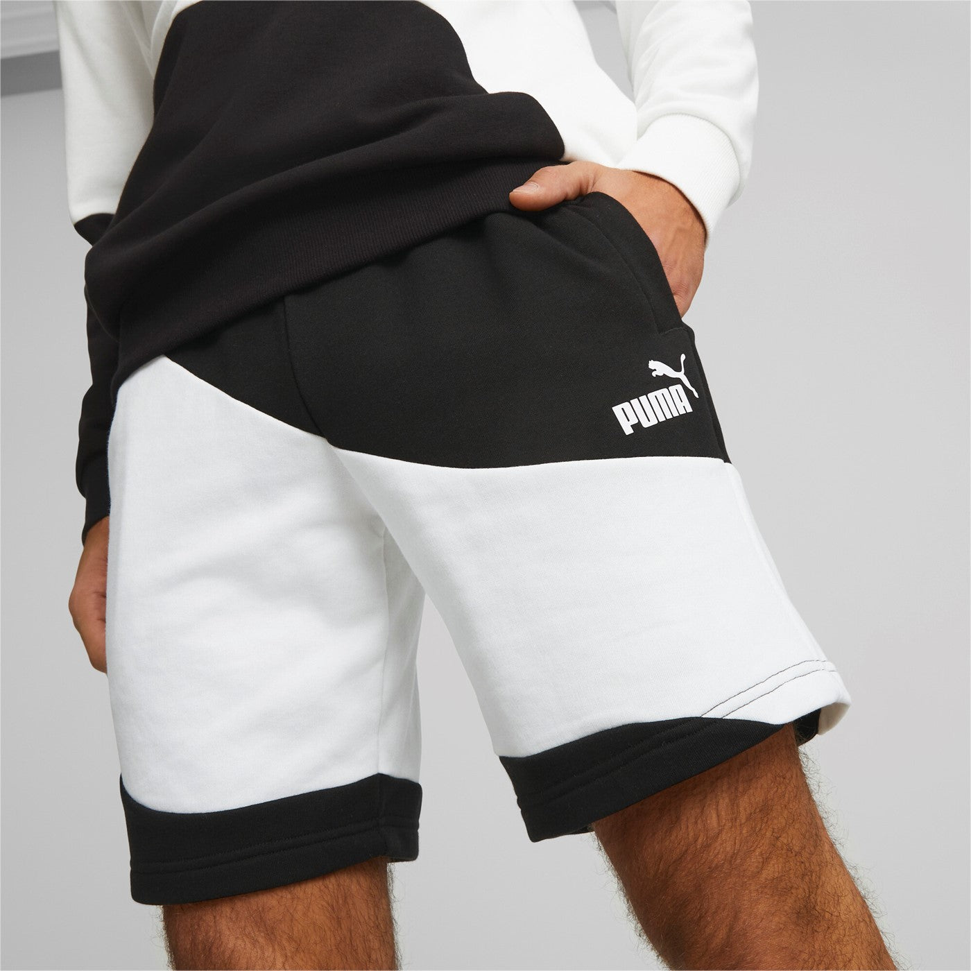 Puma Men's Power Cat Shorts 9" TR 675175-01 Black