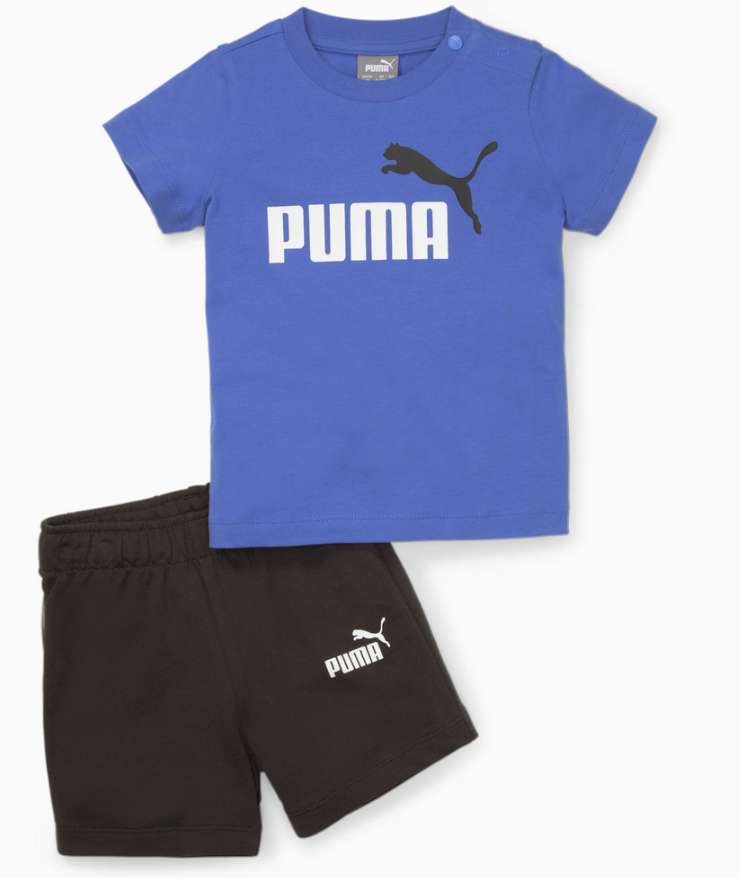 Puma Baby and Kids' T-Shirt and Shorts Set in Jersey 847310-92 Royal Sapphire