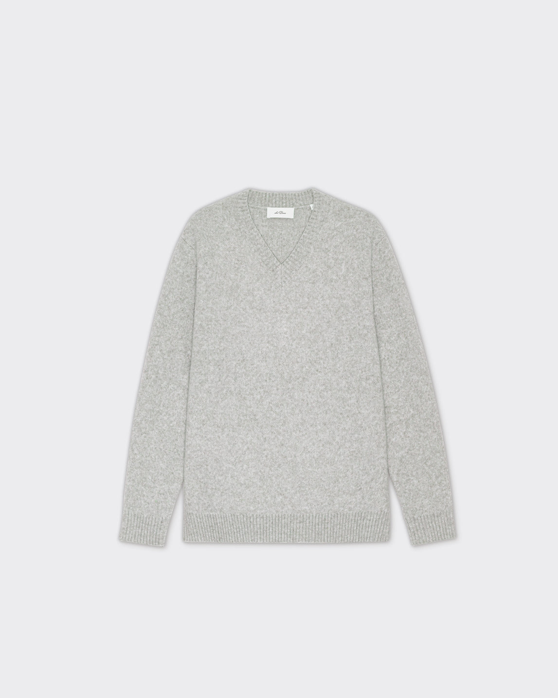 Crewneck V-Neck Grey Melange