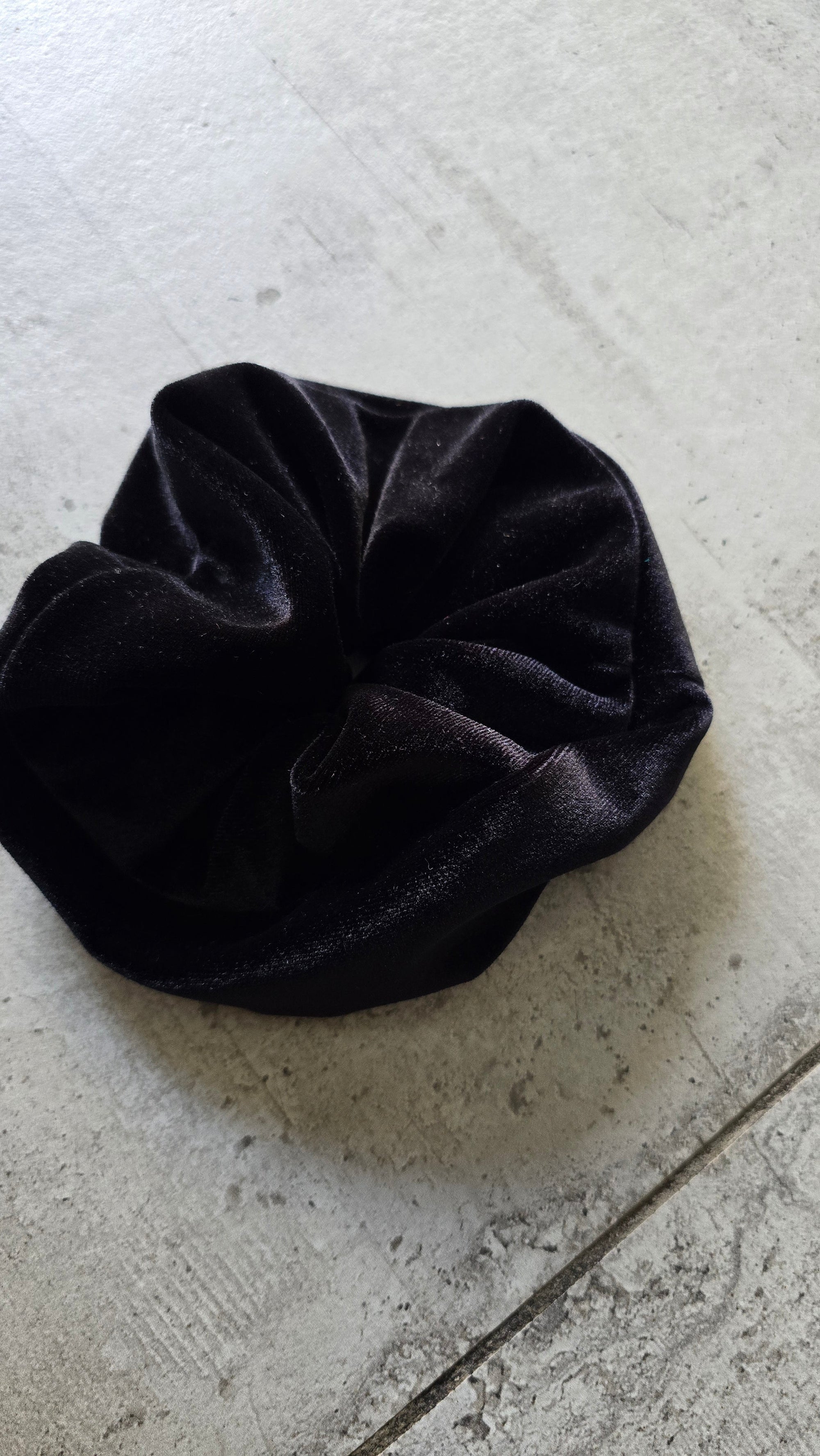 Velvet scrunchie