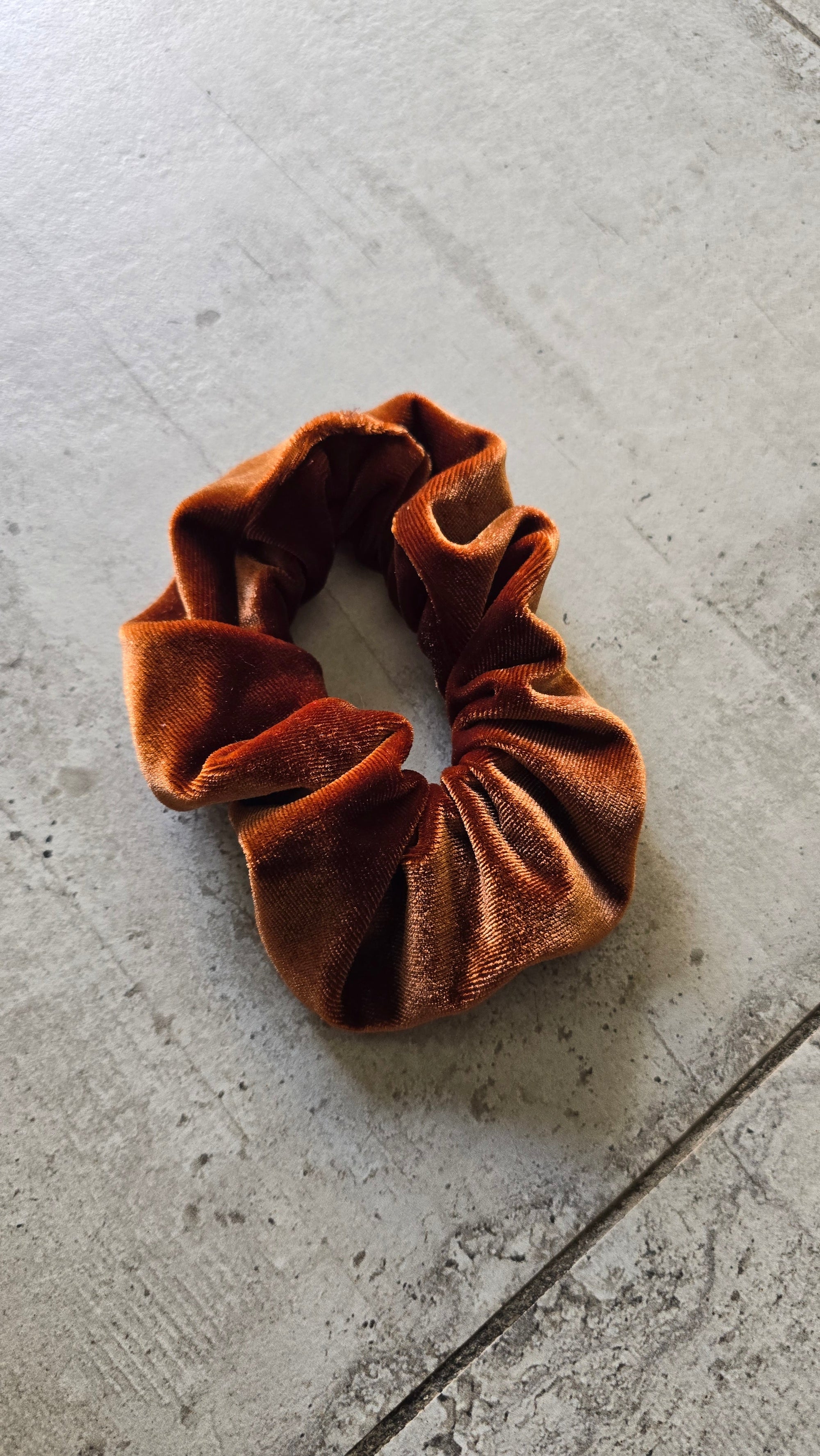 Velvet scrunchie