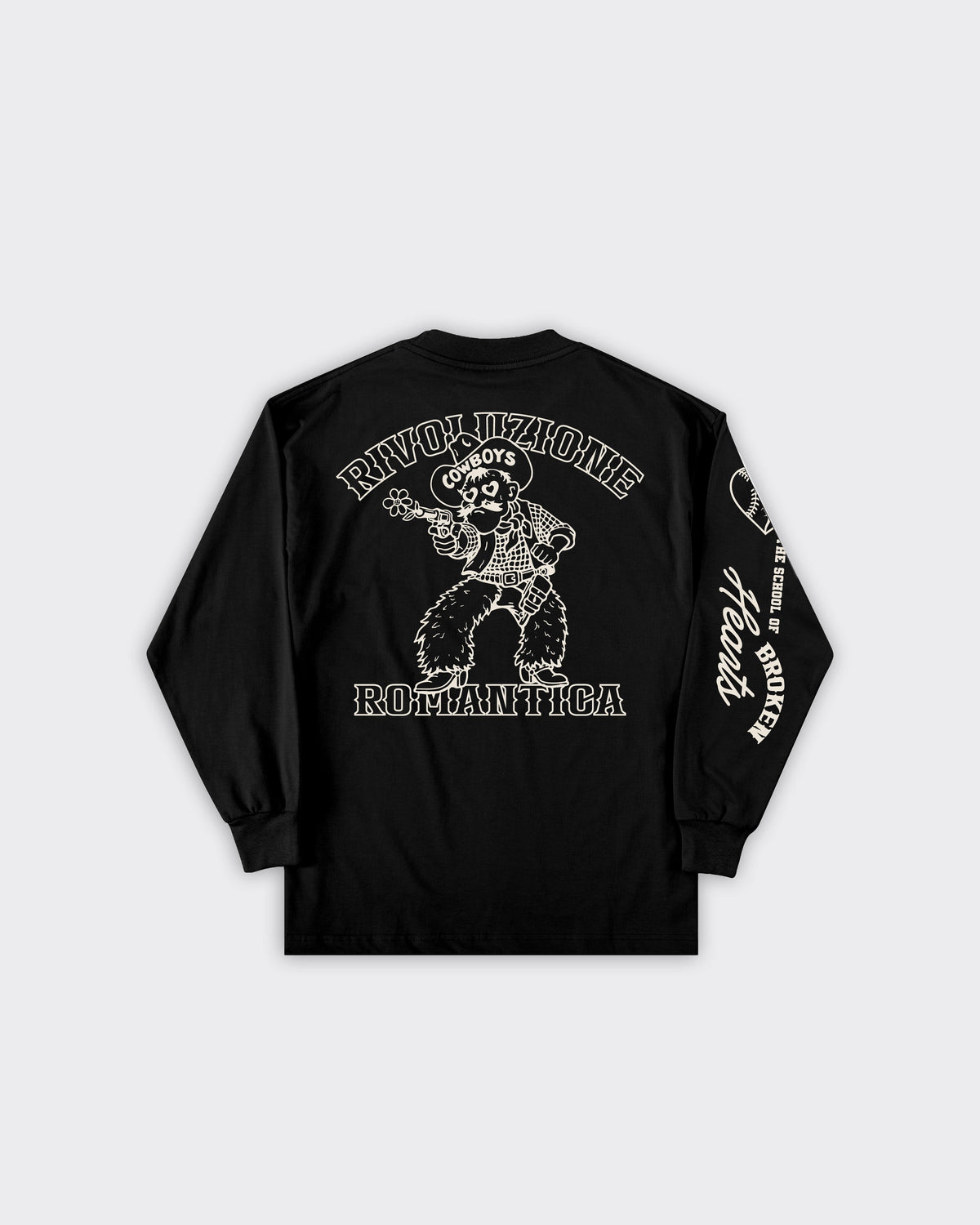 Longsleeve Broken Hearts Nera