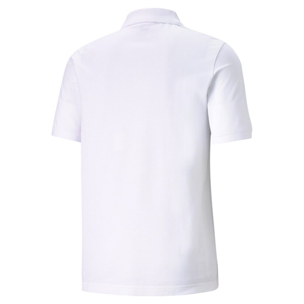 Puma Men's Short Sleeve Piqué Cotton Polo Shirt 586674-02 White