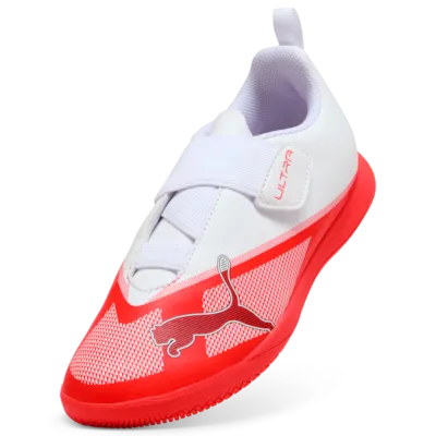 Puma Ultra 7 Play IT 109177-01 Junior Bianco - Scarpa Calcetto Indoor