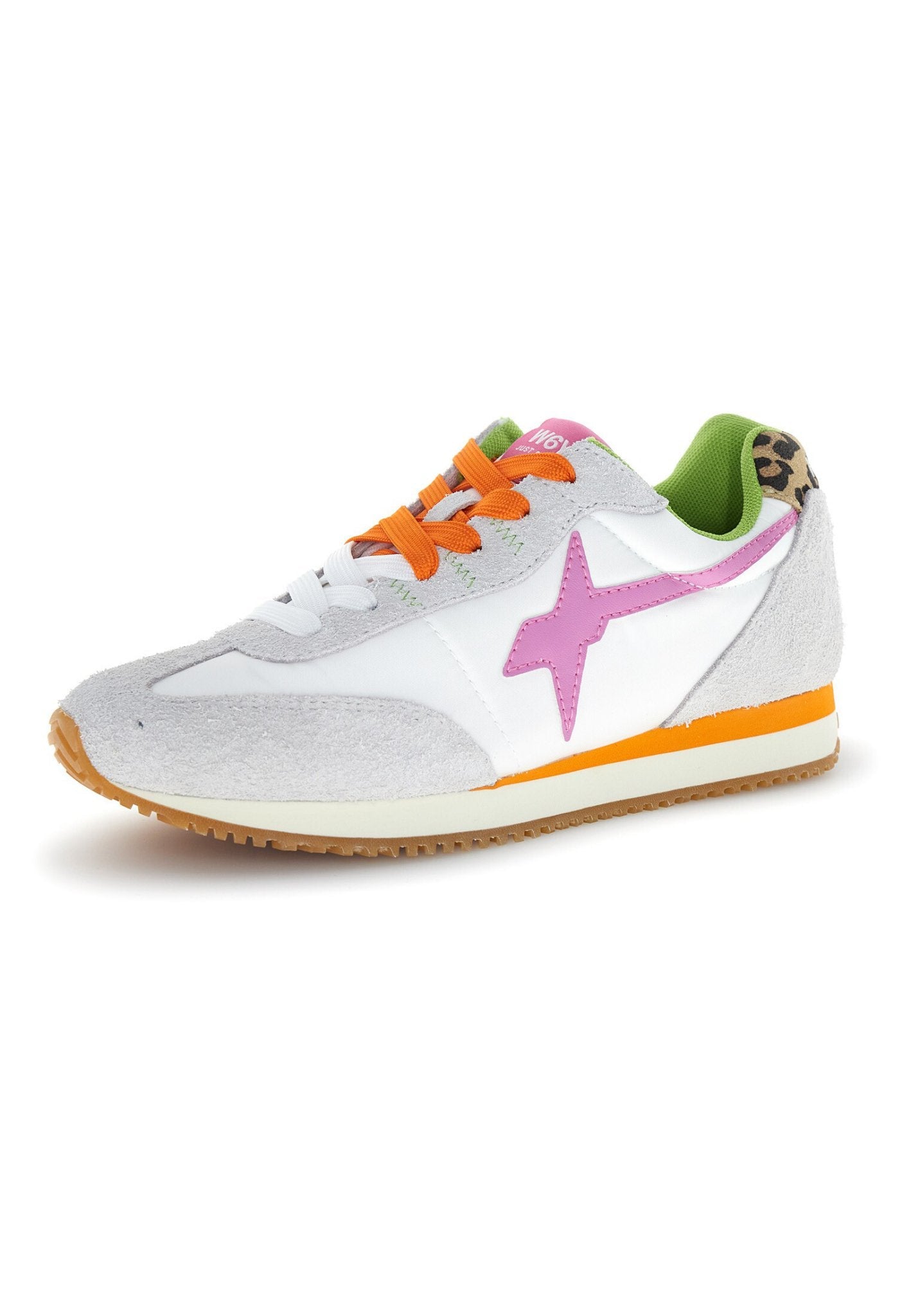 SAMOA-UNI. SUEDE ST/NYLON SKY-WHITE-FUCHSIA