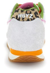 SAMOA-UNI. SUEDE ST/NYLON SKY-WHITE-FUCHSIA