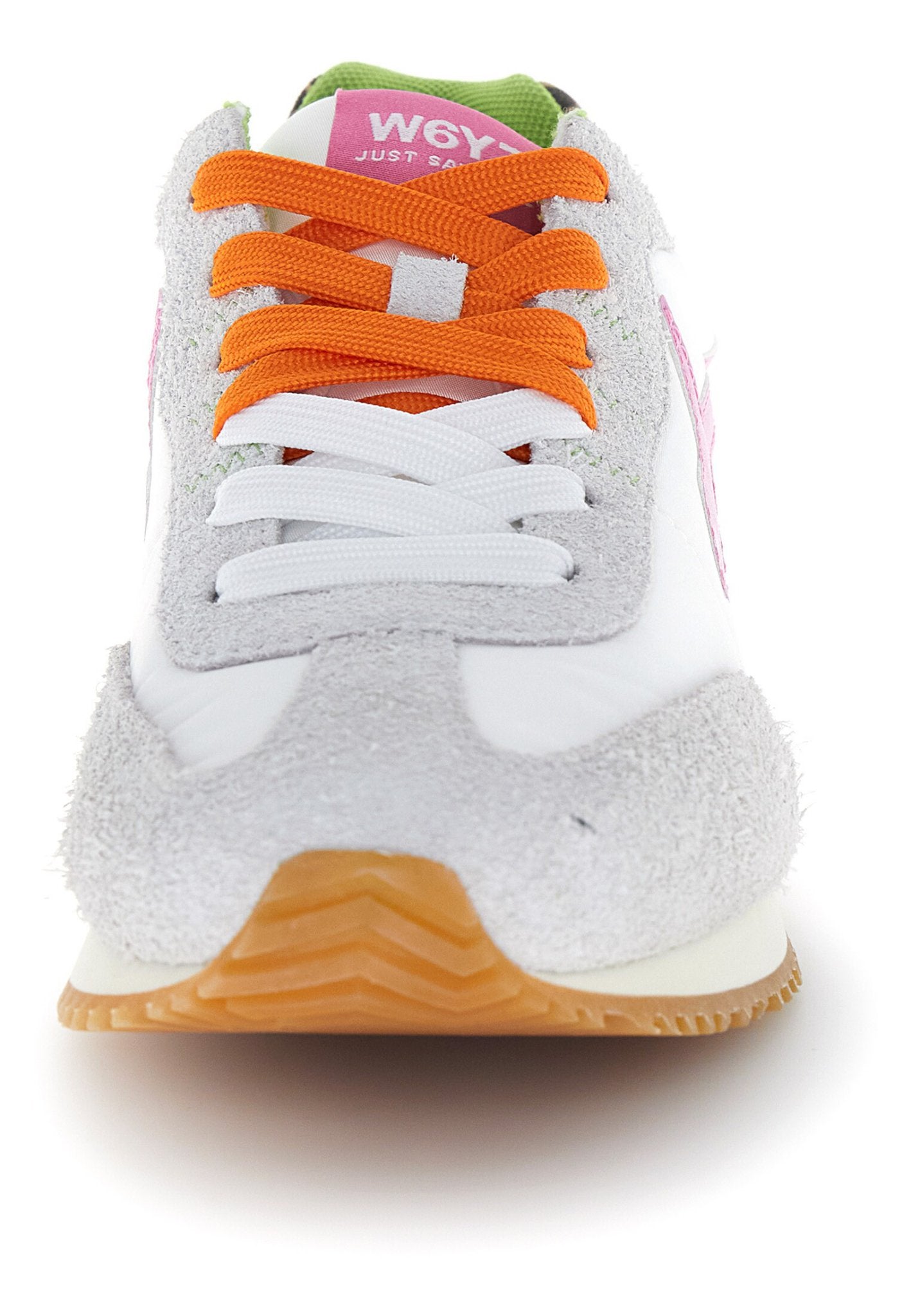 SAMOA-UNI. SUEDE ST/NYLON SKY-WHITE-FUCHSIA