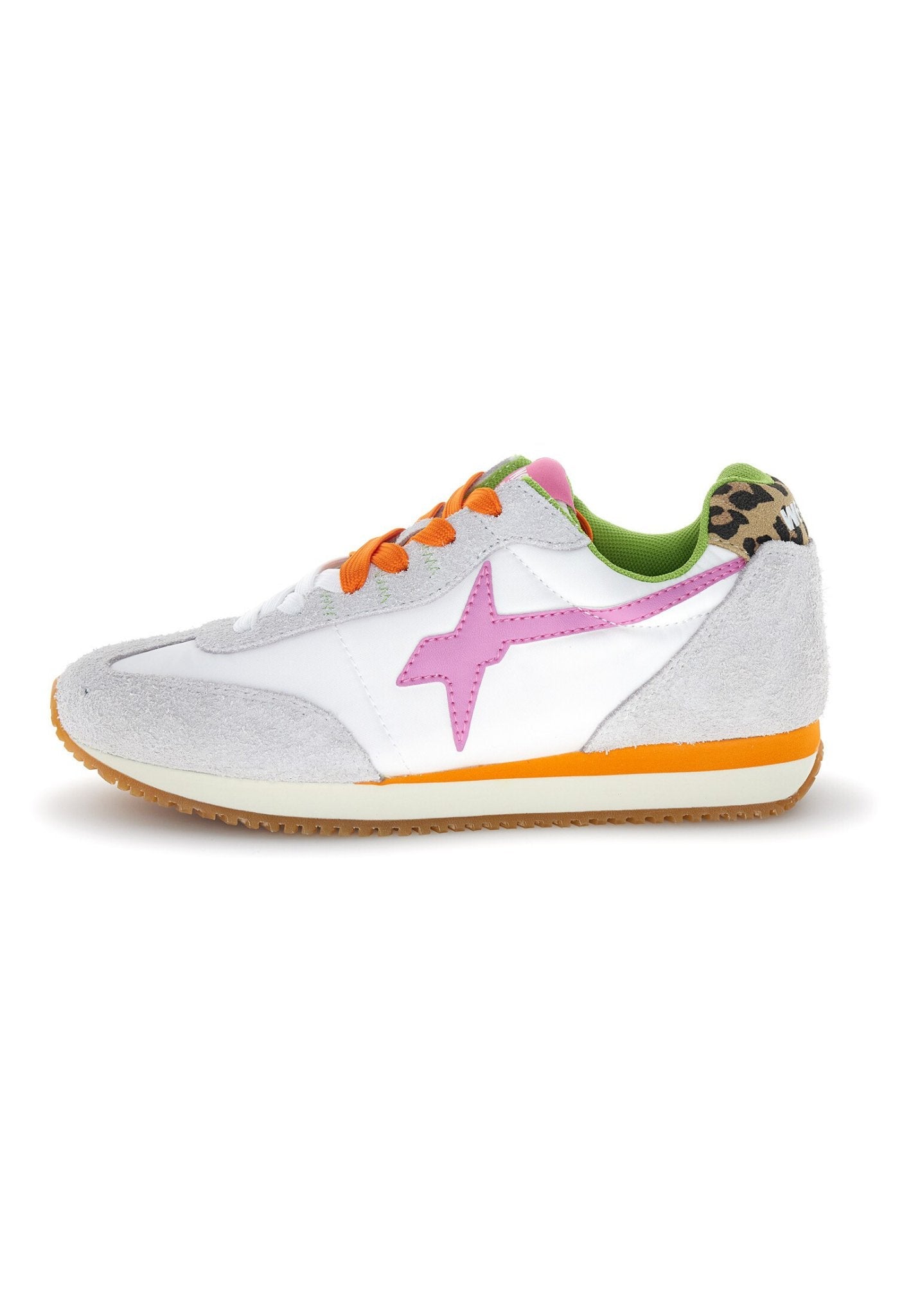 SAMOA-UNI. SUEDE ST/NYLON SKY-WHITE-FUCHSIA