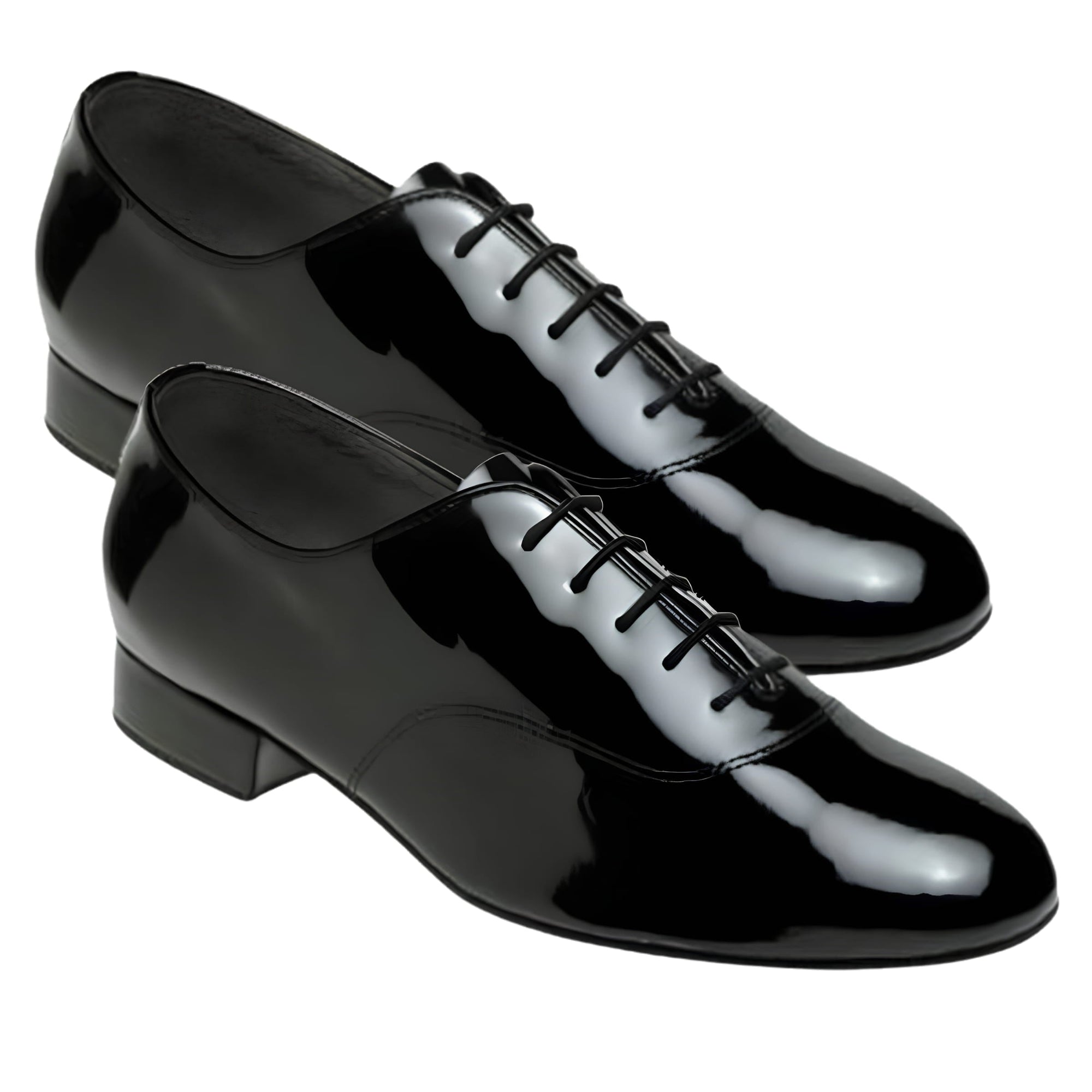 Scarpe Ballo Uomo Vernice Made in Italy Danza Liscio Latino Standard Oxford