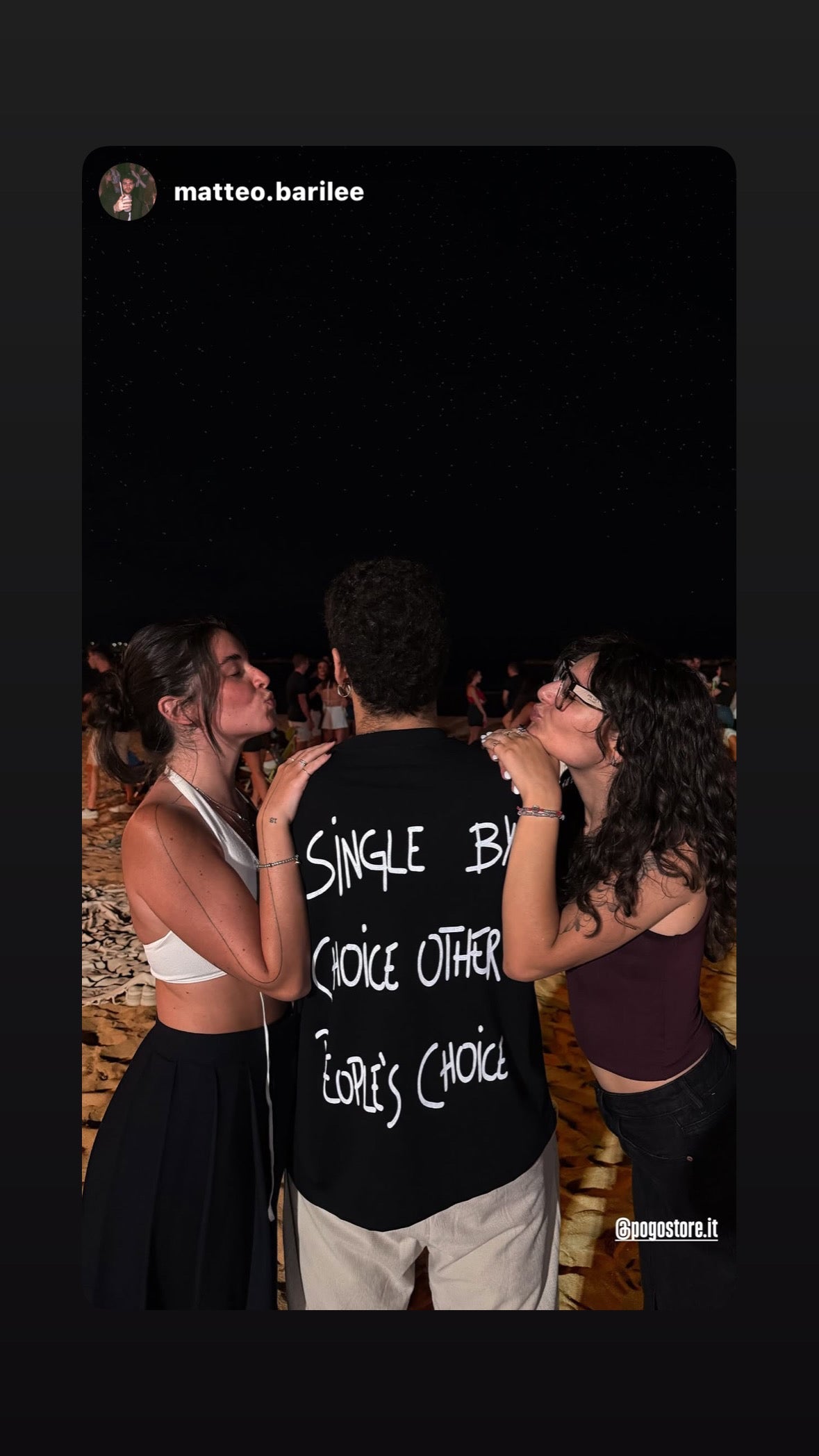 Pogostore.it Single By Choice Tee SINGLE-BLK-S Nero e Bianco - T-shirt