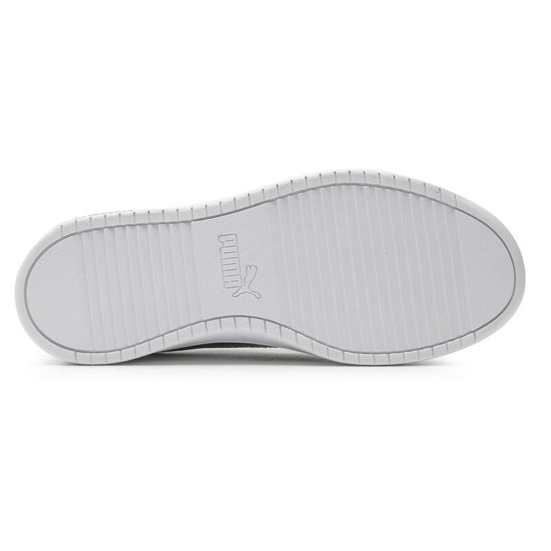 Puma Rickie Jr Lace-Up Trainers for Boys 384311 03 White-Black