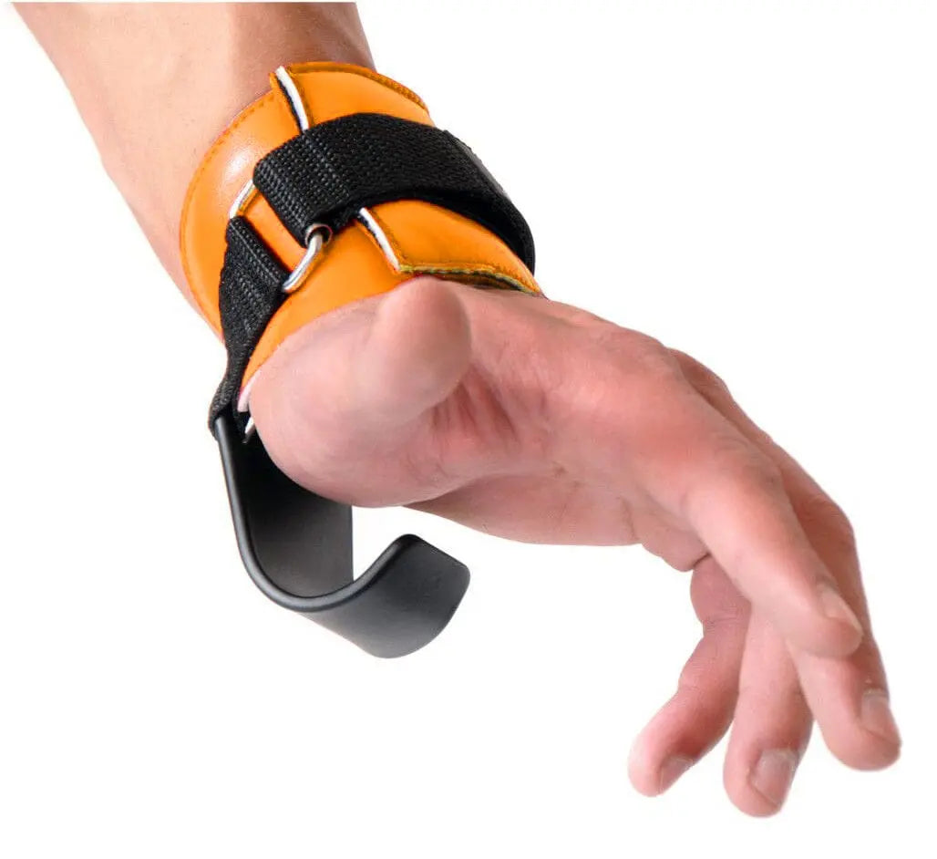 Ganci Palestra Versa Grip Sollevamento Pesi Bodybuilding (Orange)