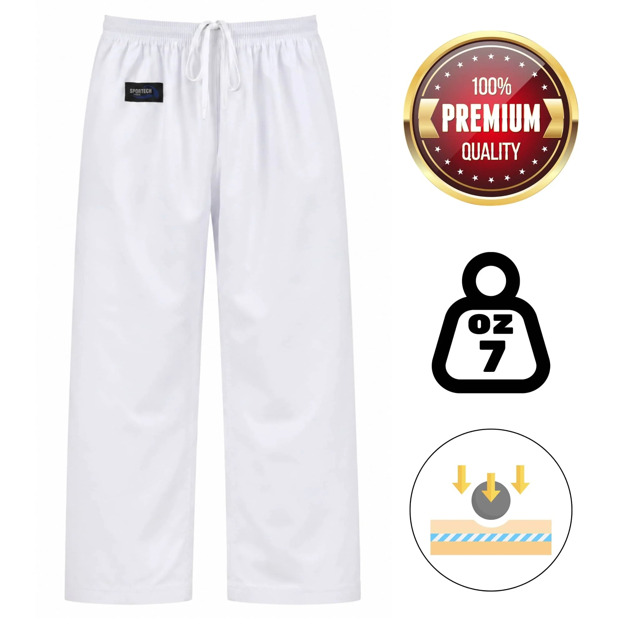 Pantaloni Arti Marziali Karate KungFu JuJitsu Judo Tai Chi