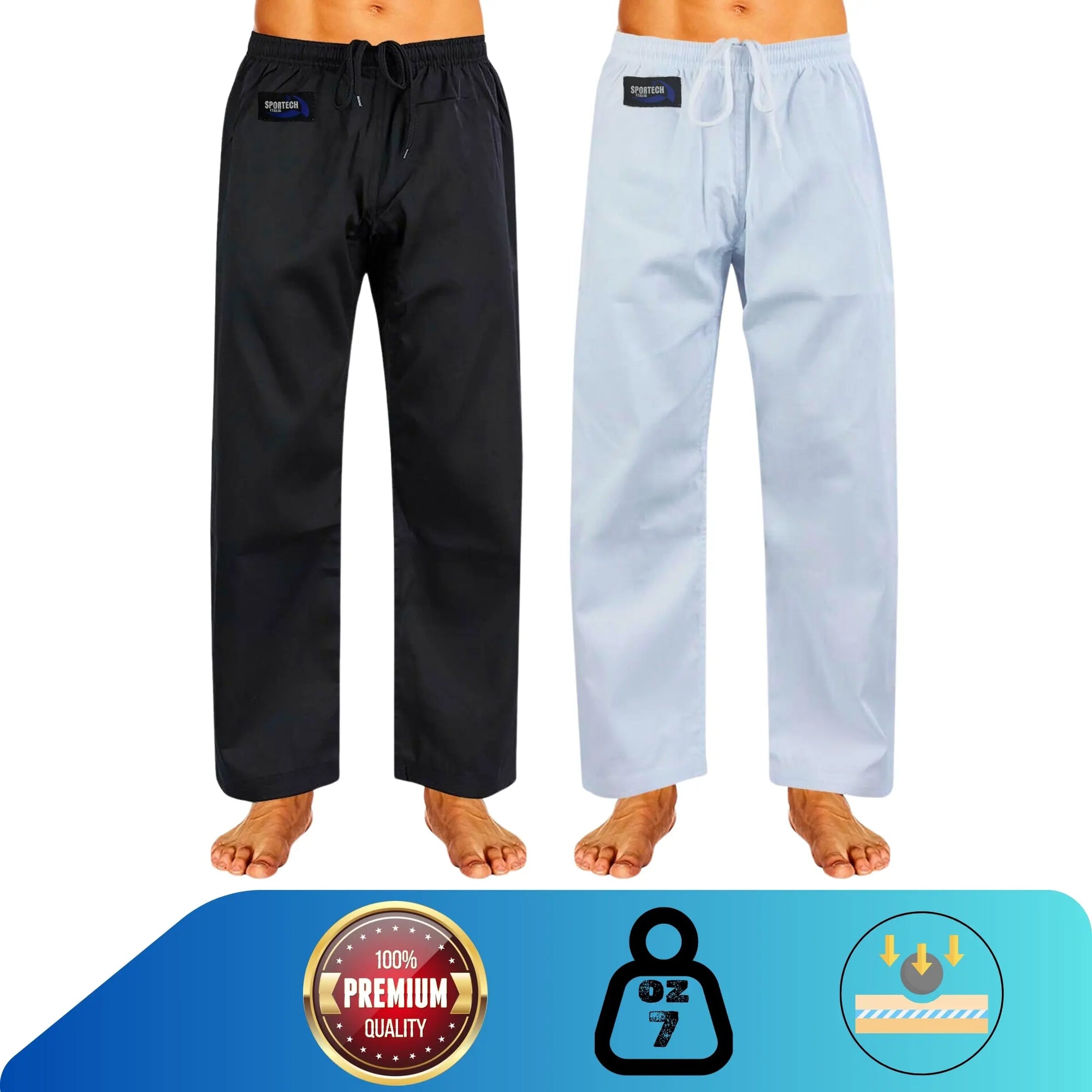 Pantaloni Arti Marziali Karate KungFu JuJitsu Judo Tai Chi