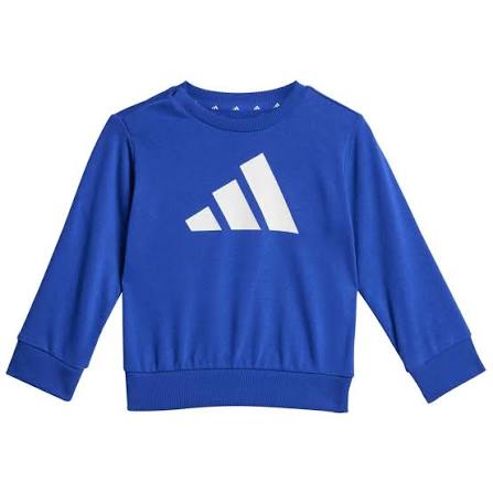 Adidas tuta sportiva da infant in cotone garzato JW2461 blu