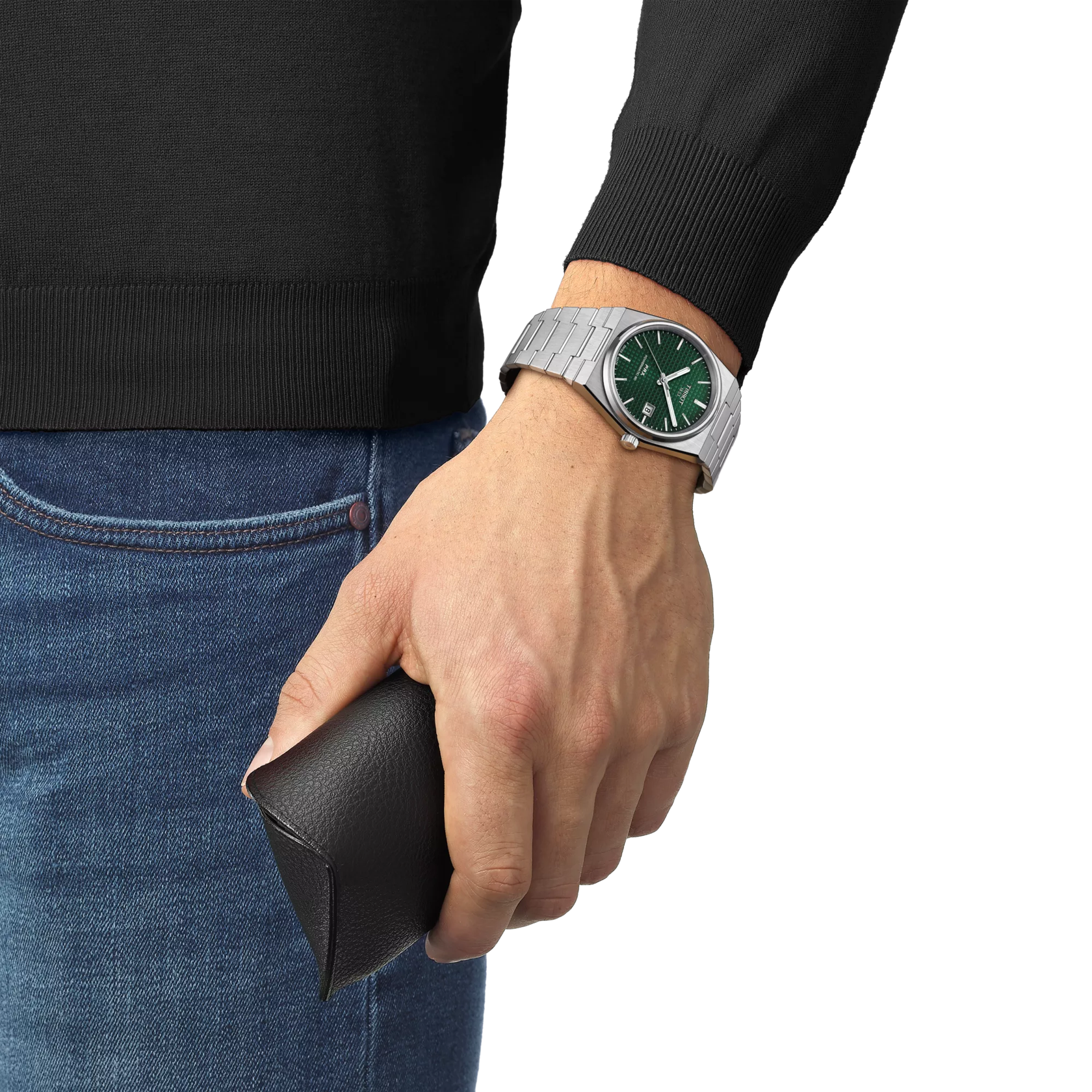 Tissot PRX Powermatic 80 T137.407.11.091.00 – Orologio automatico verde 40 mm, cassa acciaio, vetro zaffiro, fondello a vista