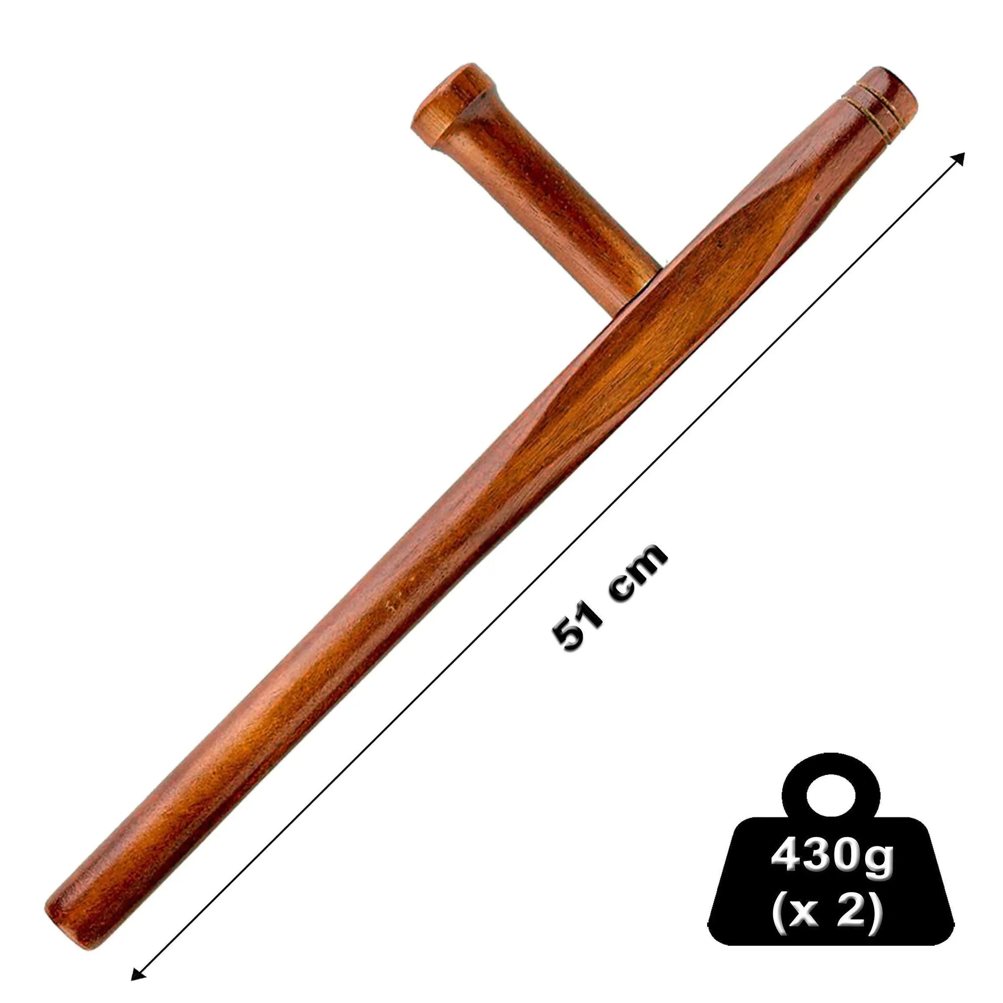 Coppia Tonfa legno allenamento Arti Marziali Kobudo Okinawa