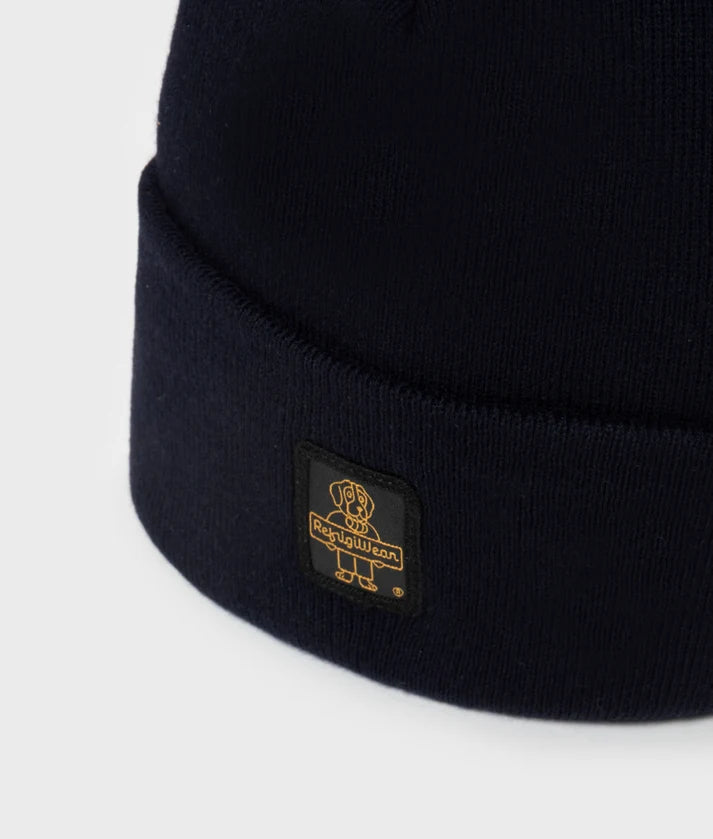 RefrigiWear Clark Hat B31908 MA9083 F0370 Unisex Blu - Berretto in Maglia