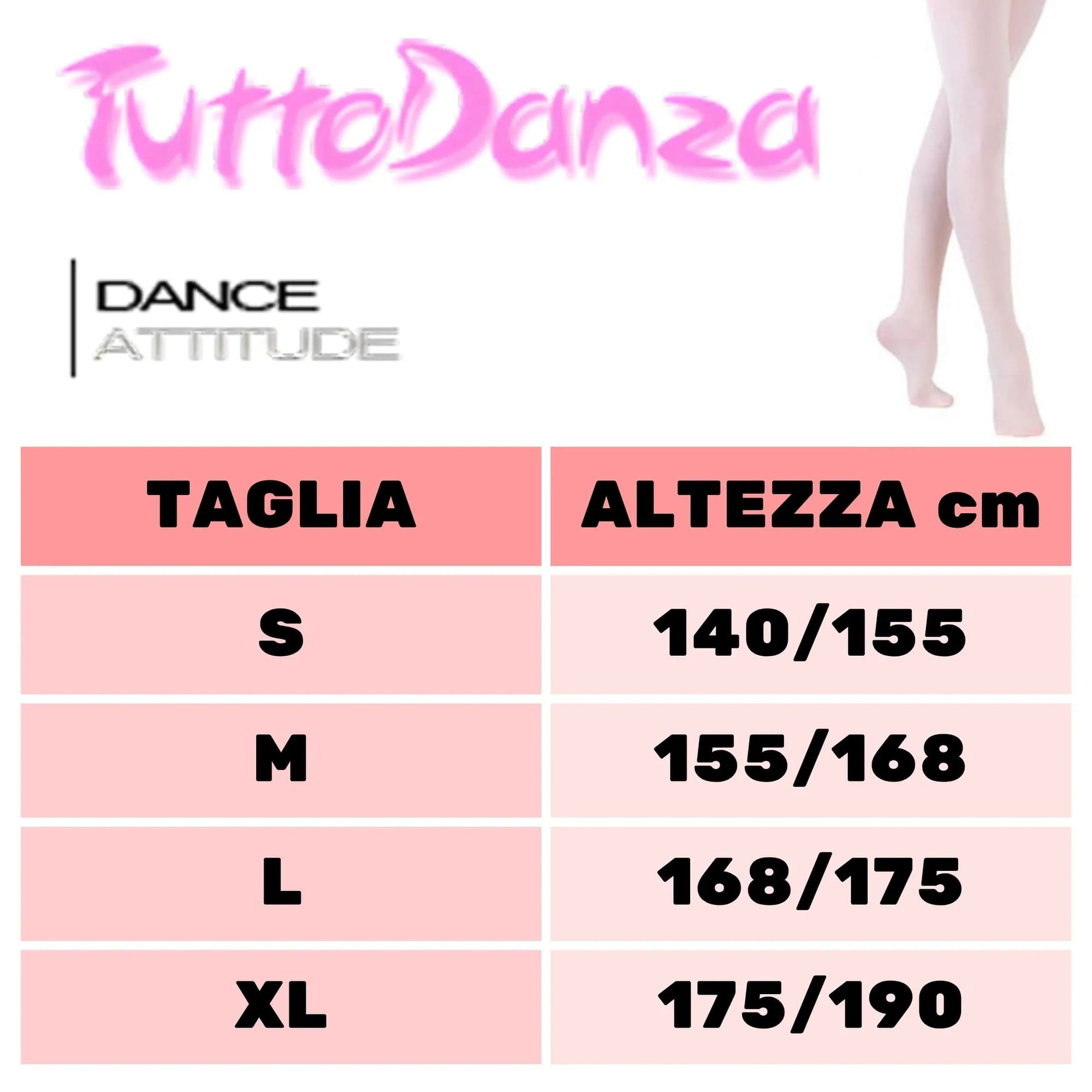 Collant Danza Classica calze ballerina ballo studio saggio