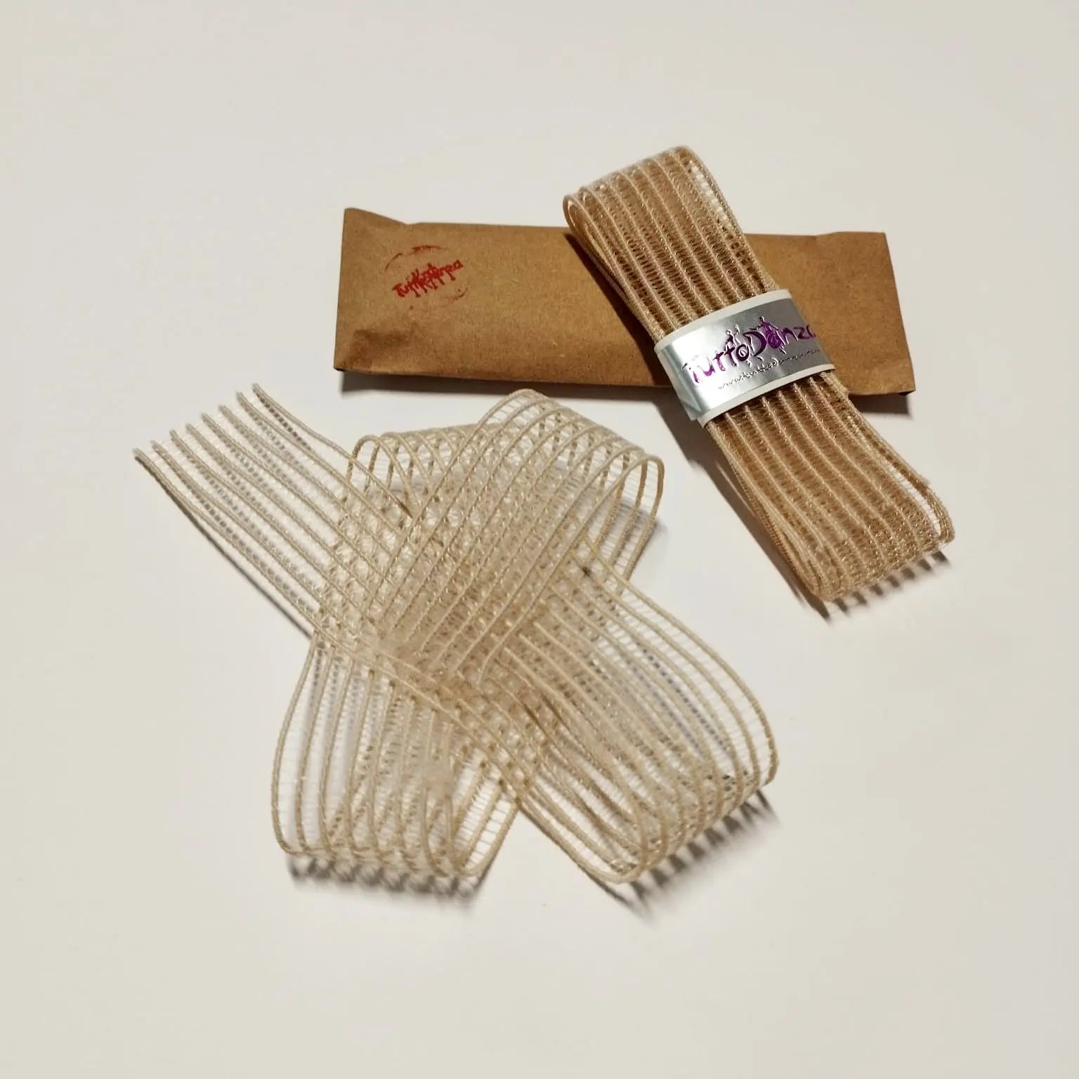 Nastro elasticizzato trasparente pretagliato per punte Danza Classica