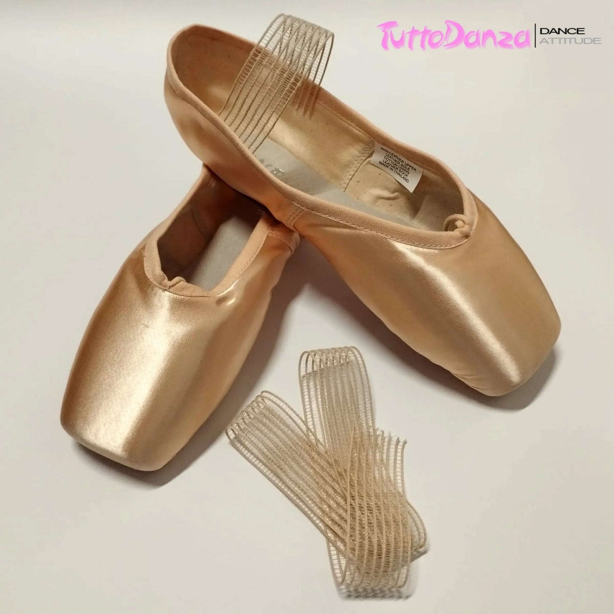Nastro elasticizzato trasparente pretagliato per punte Danza Classica