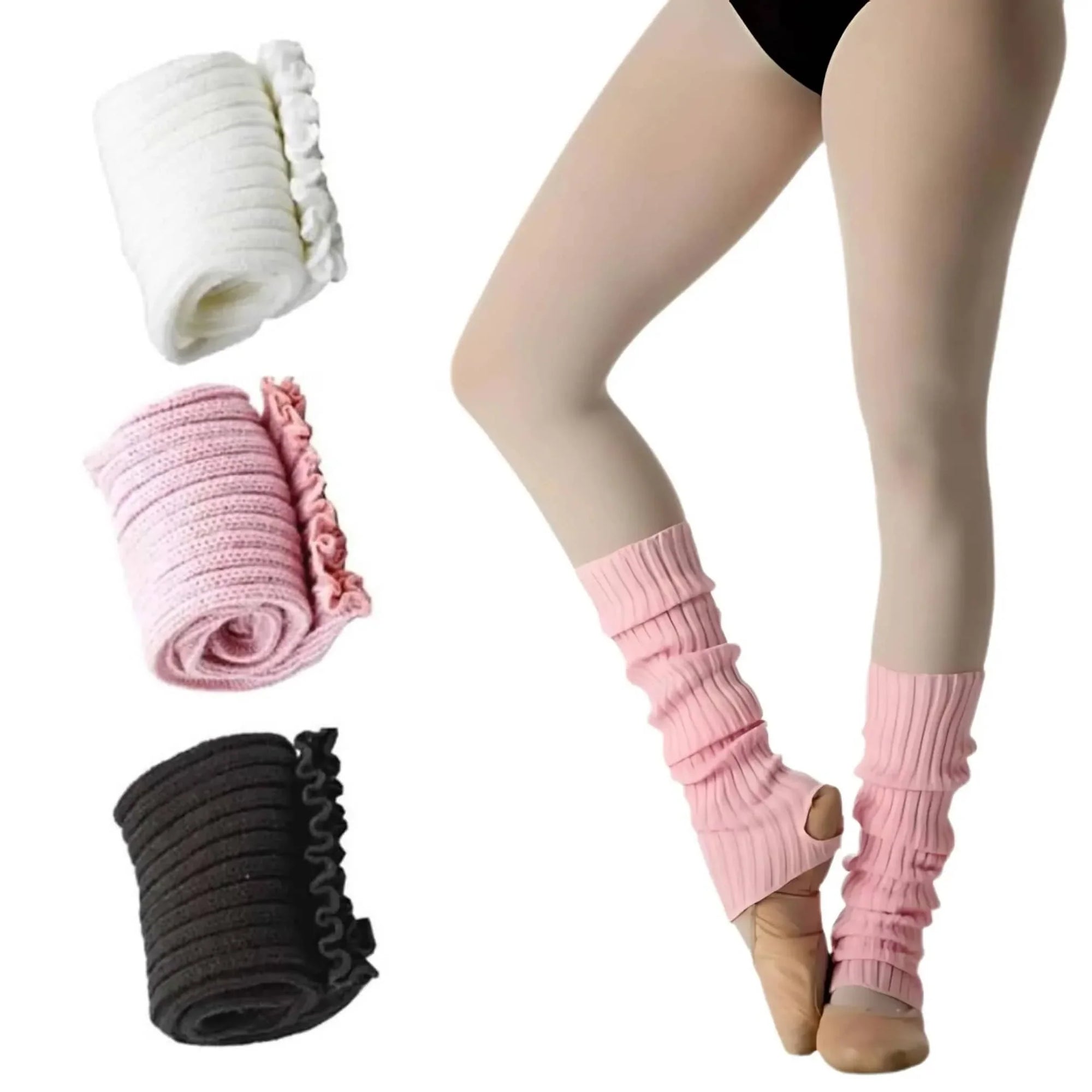 Scaldamuscoli Ballerine Danza Classica calzerotti con staffa