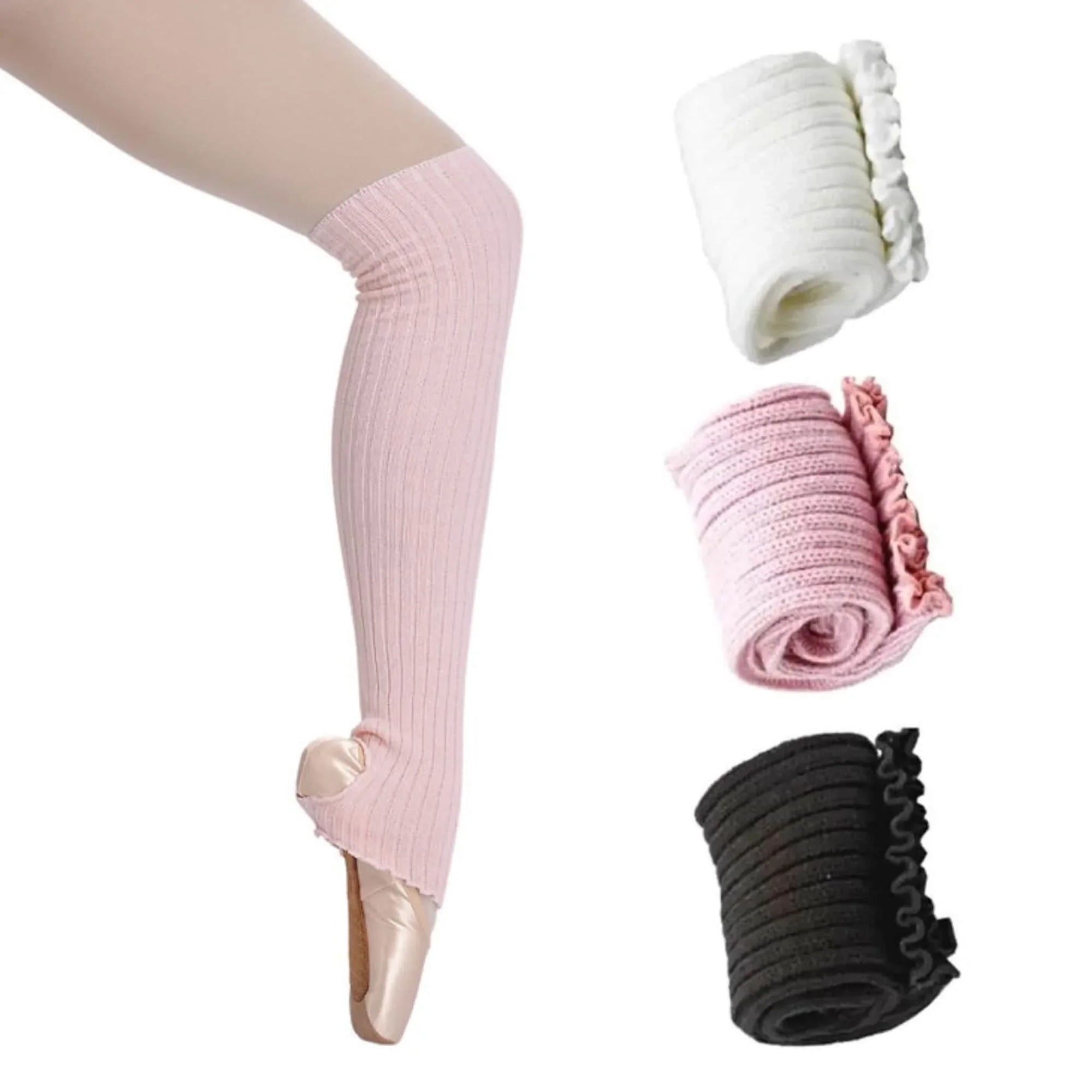Scaldamuscoli Ballerine Danza Classica calzerotti con staffa